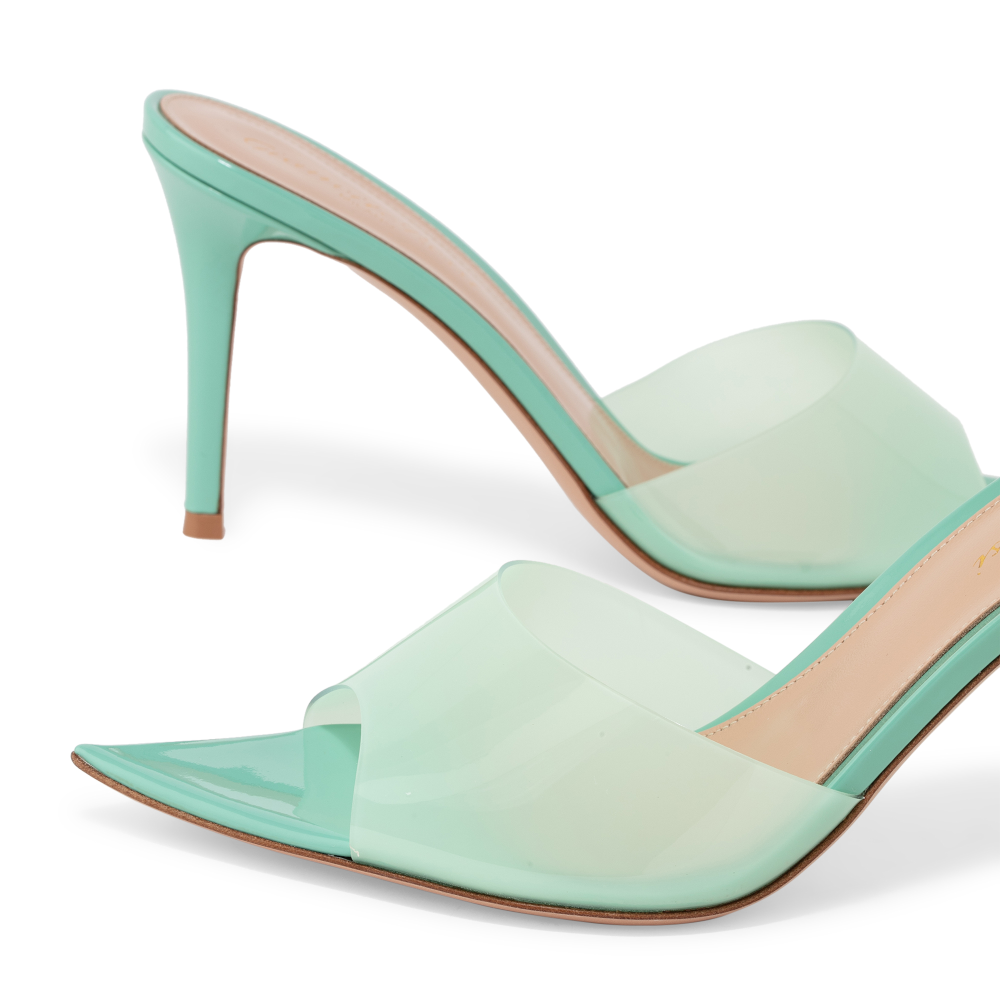

Elle mules, Green