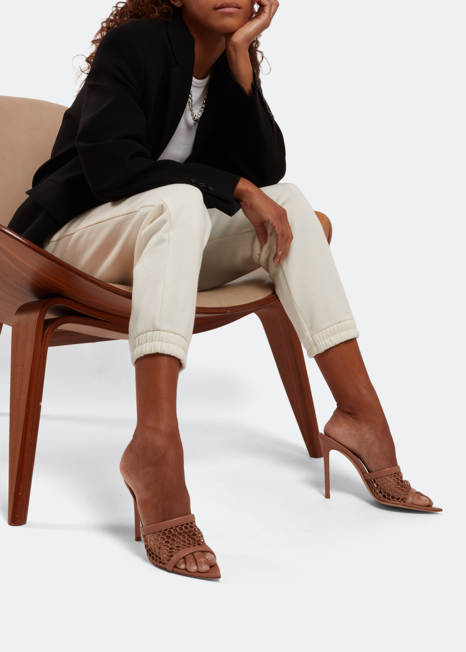 

Alisia mules, Beige