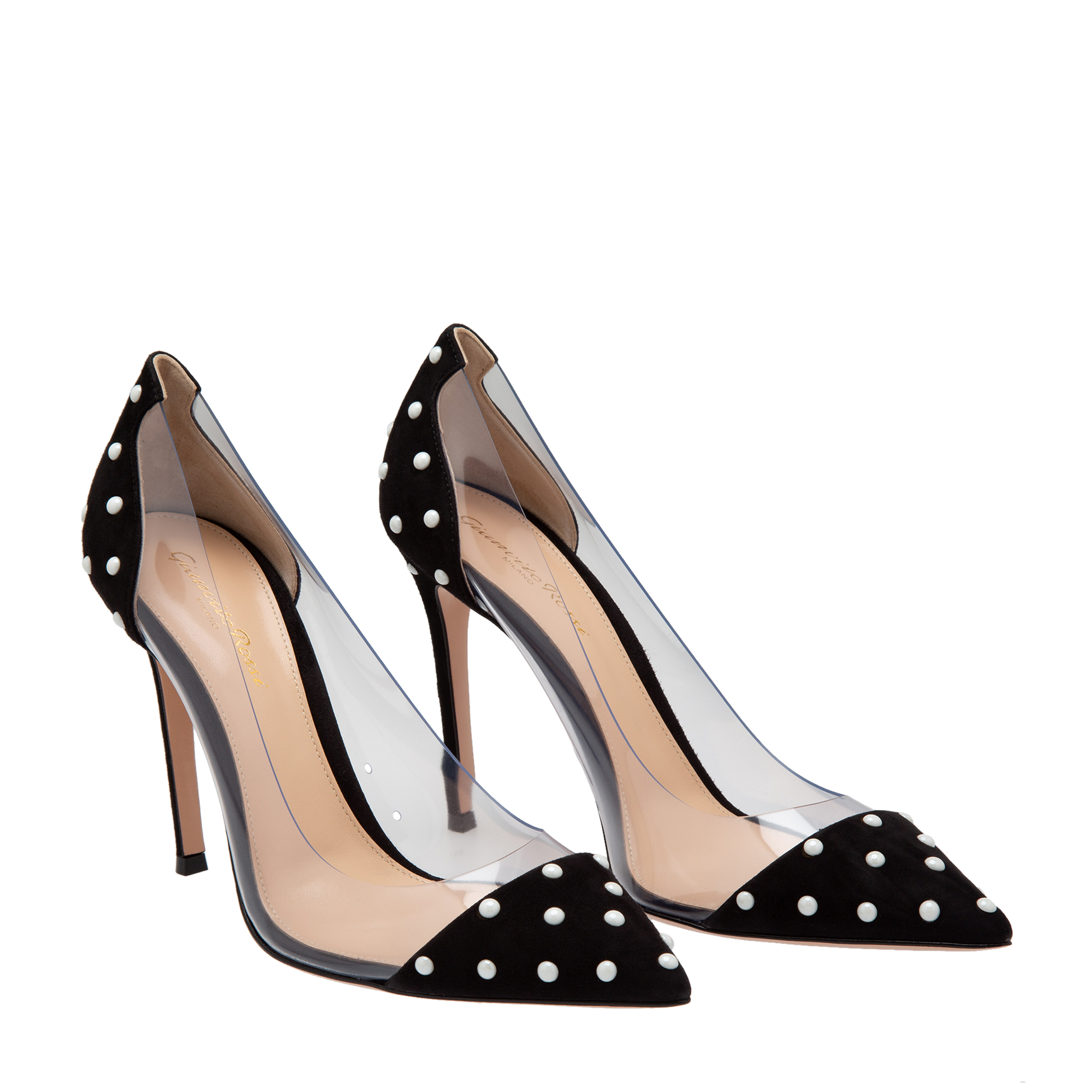 

Point-toe pumps, Black