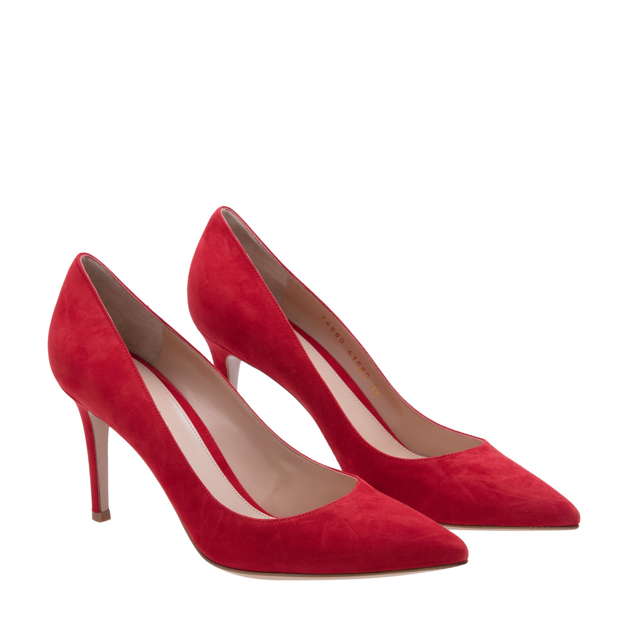 

Gianvito suede pumps, Red