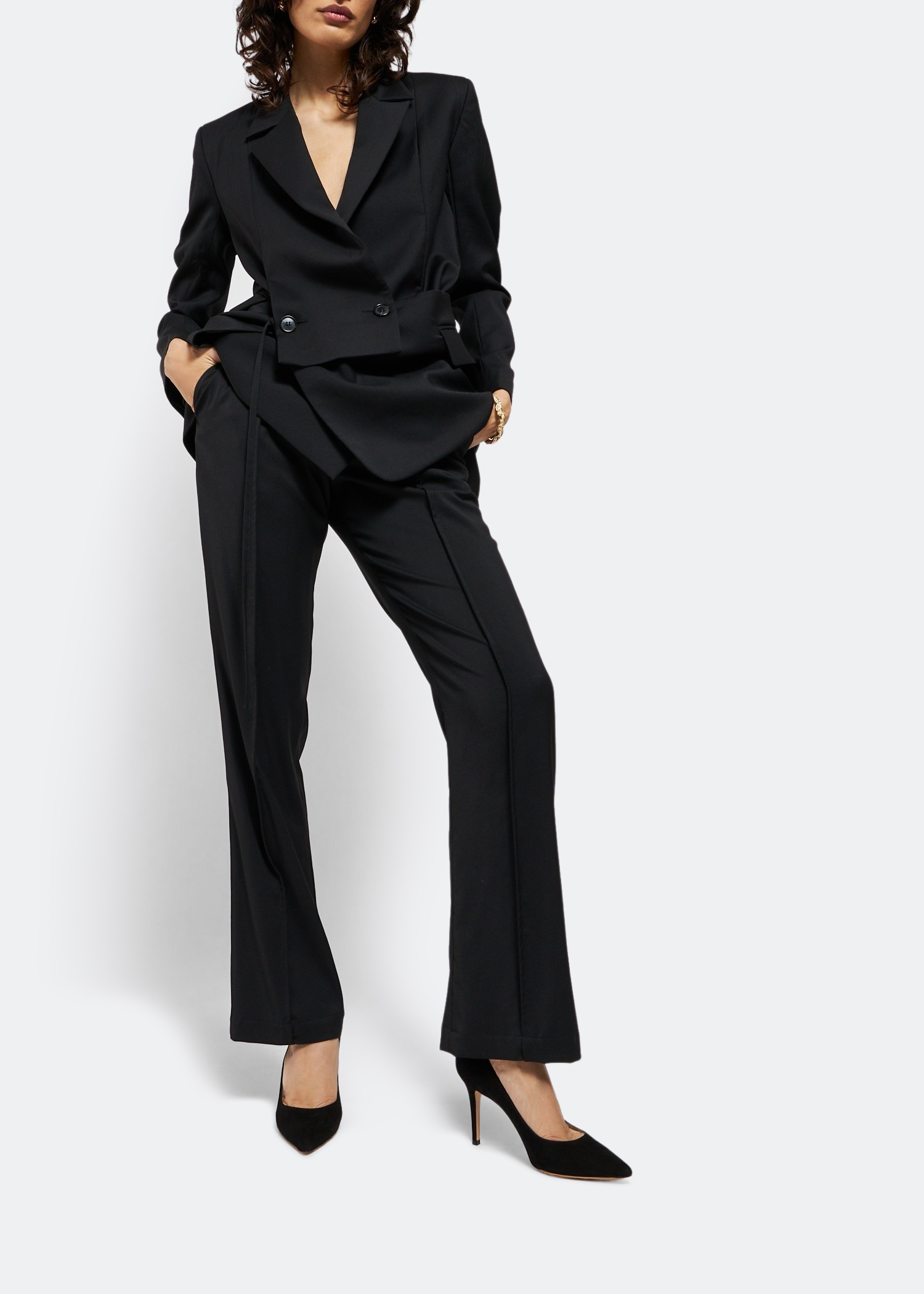 

Gianvito suede pumps, Black