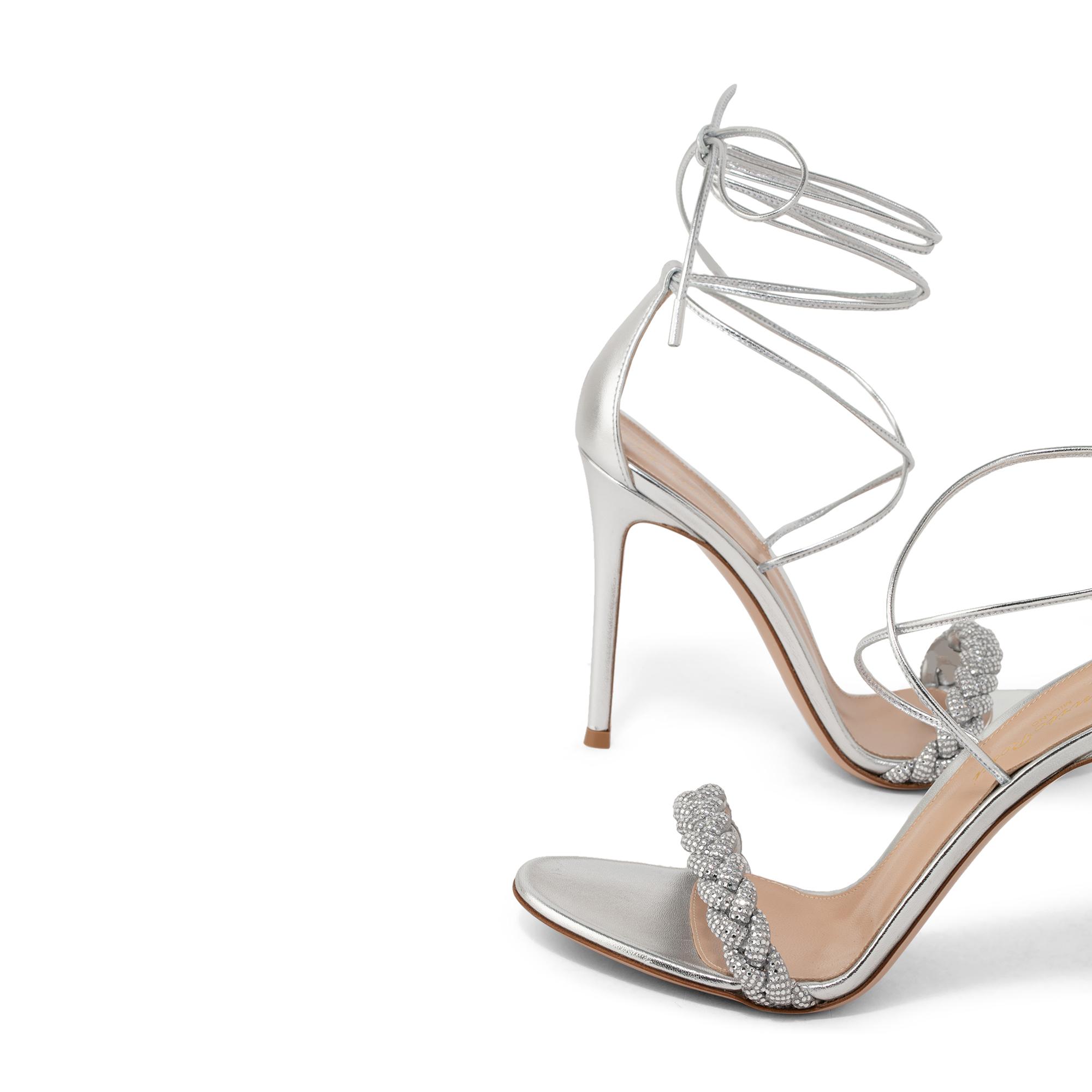 

Crystal Leomi sandals, Silver
