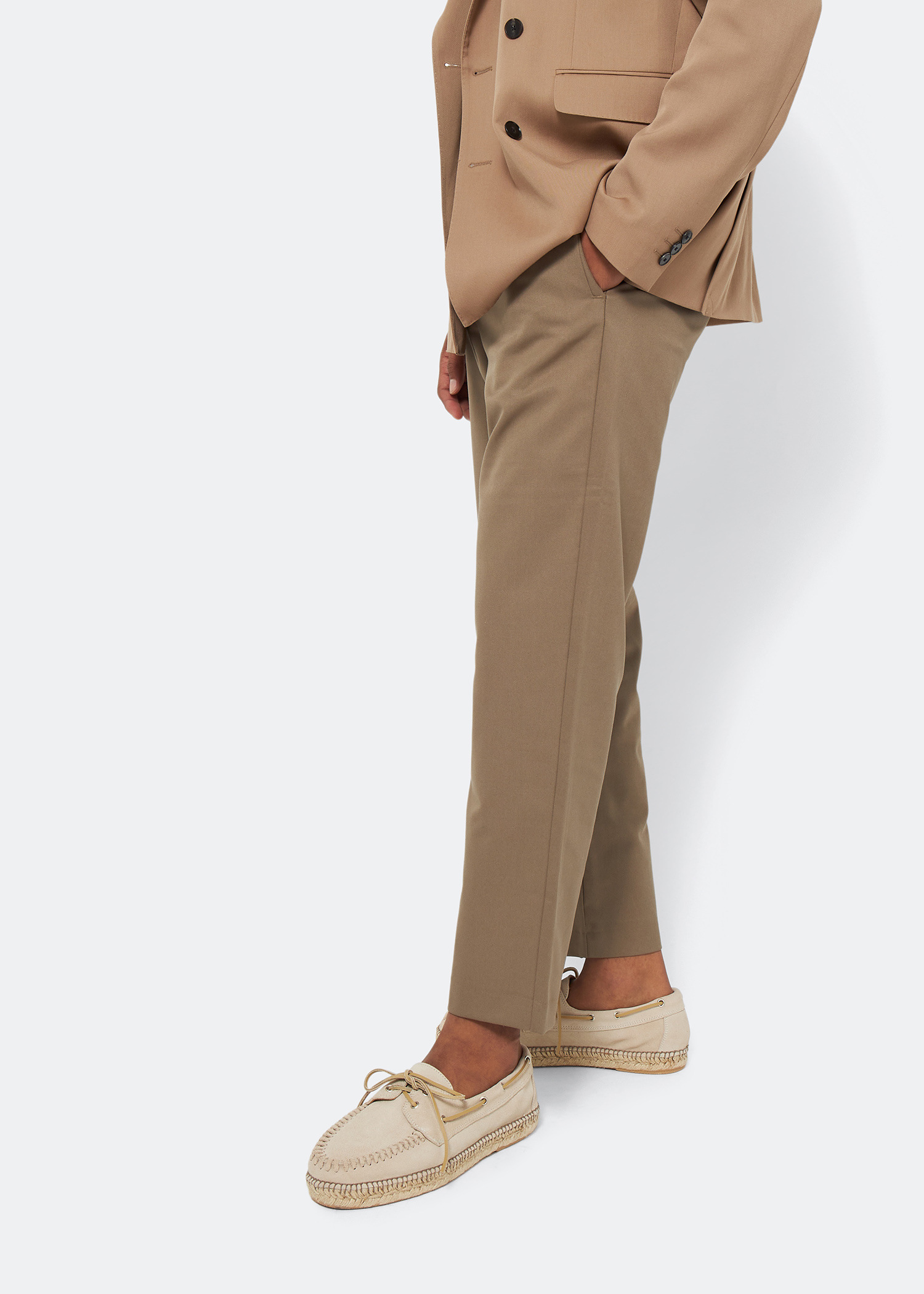 

Lace-up espadrilles, Beige