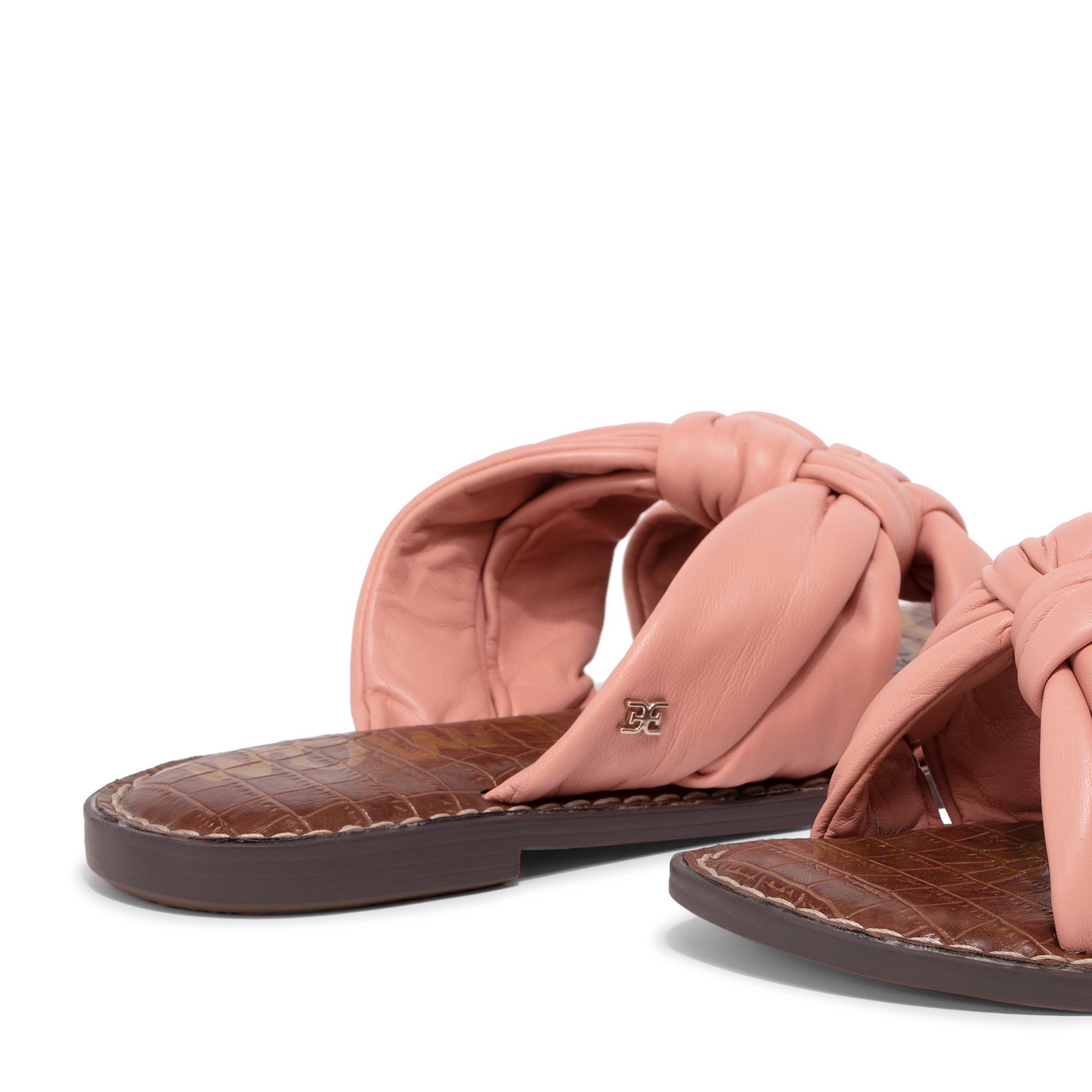 

Garson knotted slide sandals, Pink