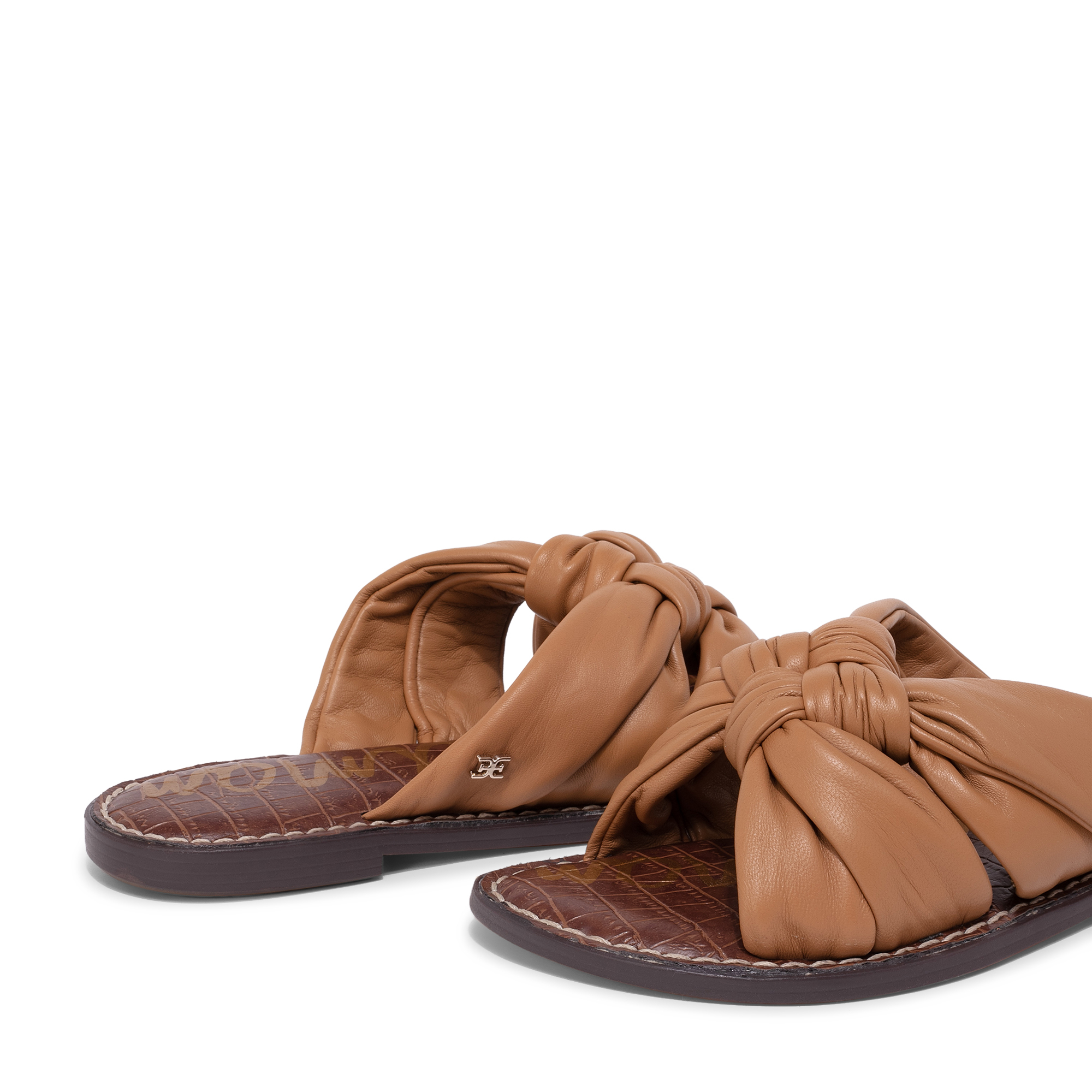 

Garson knotted slide sandals, Brown