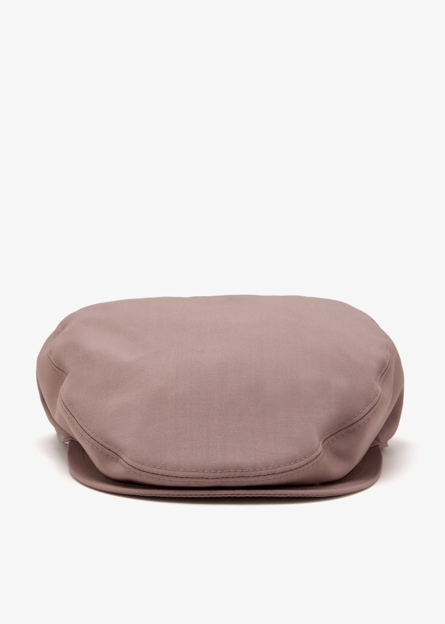 

Gabardine flat cap, Taupe