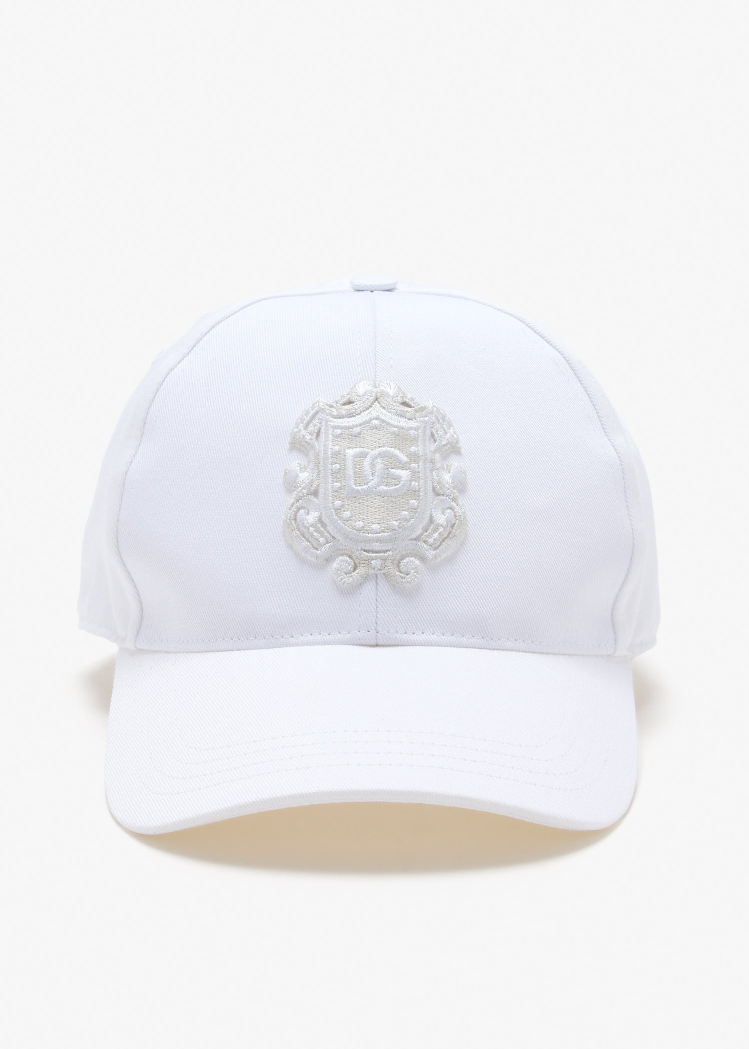 

Cotton drill baseball hat, White
