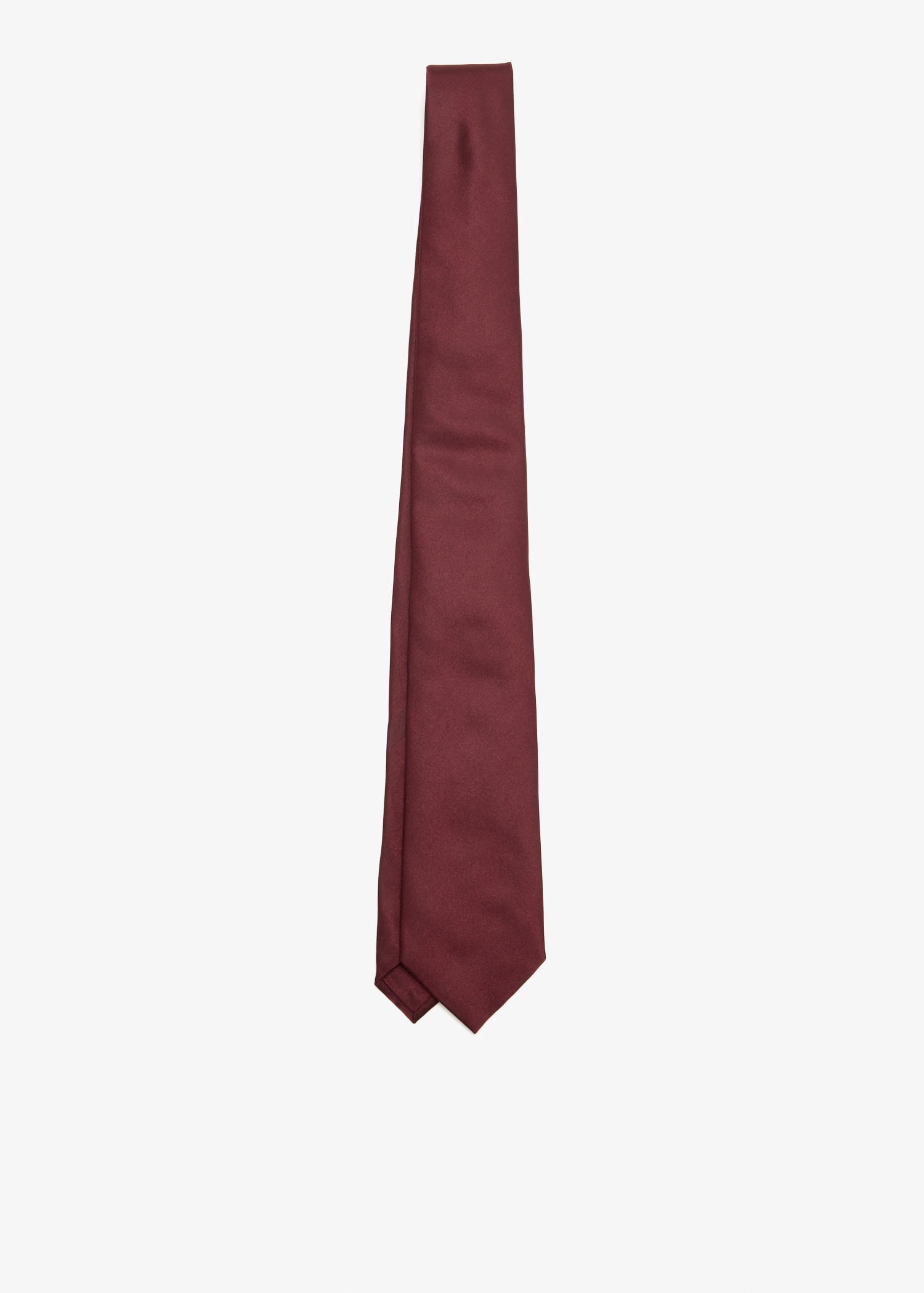 

Satin jacquard tie, Burgundy