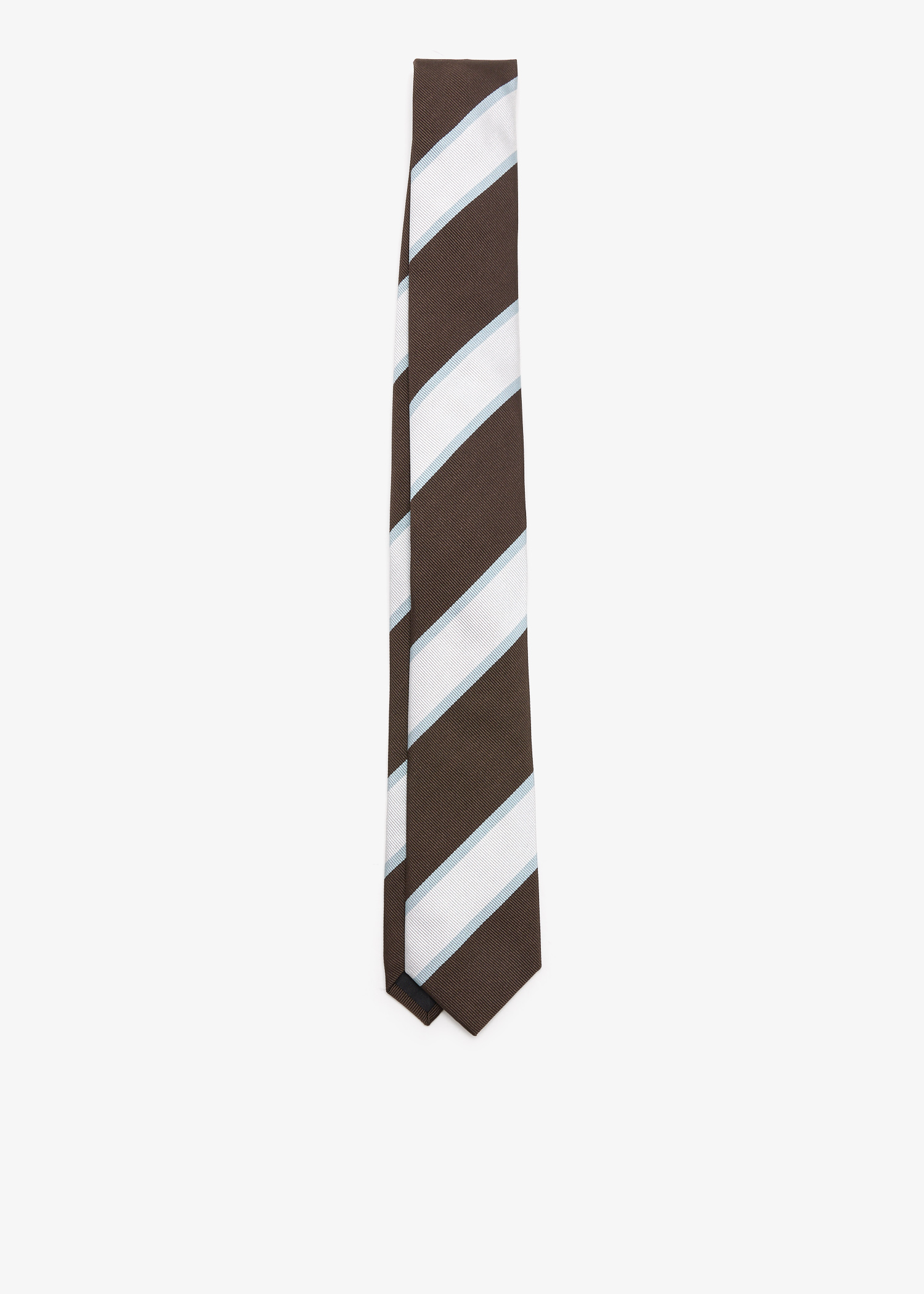 

Jacquard martini tie, Brown
