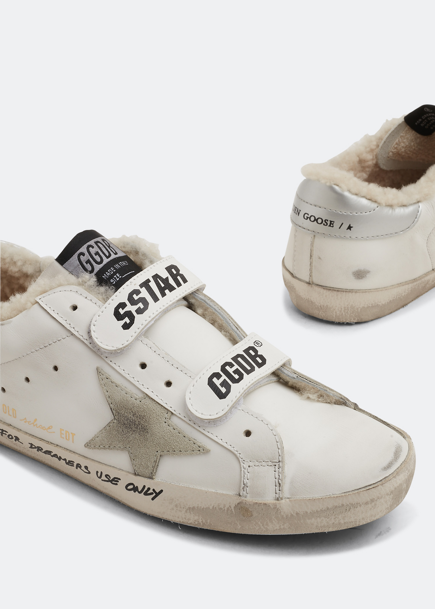 Golden Goose Old School sneakers for Boy White in KSA Level Shoes