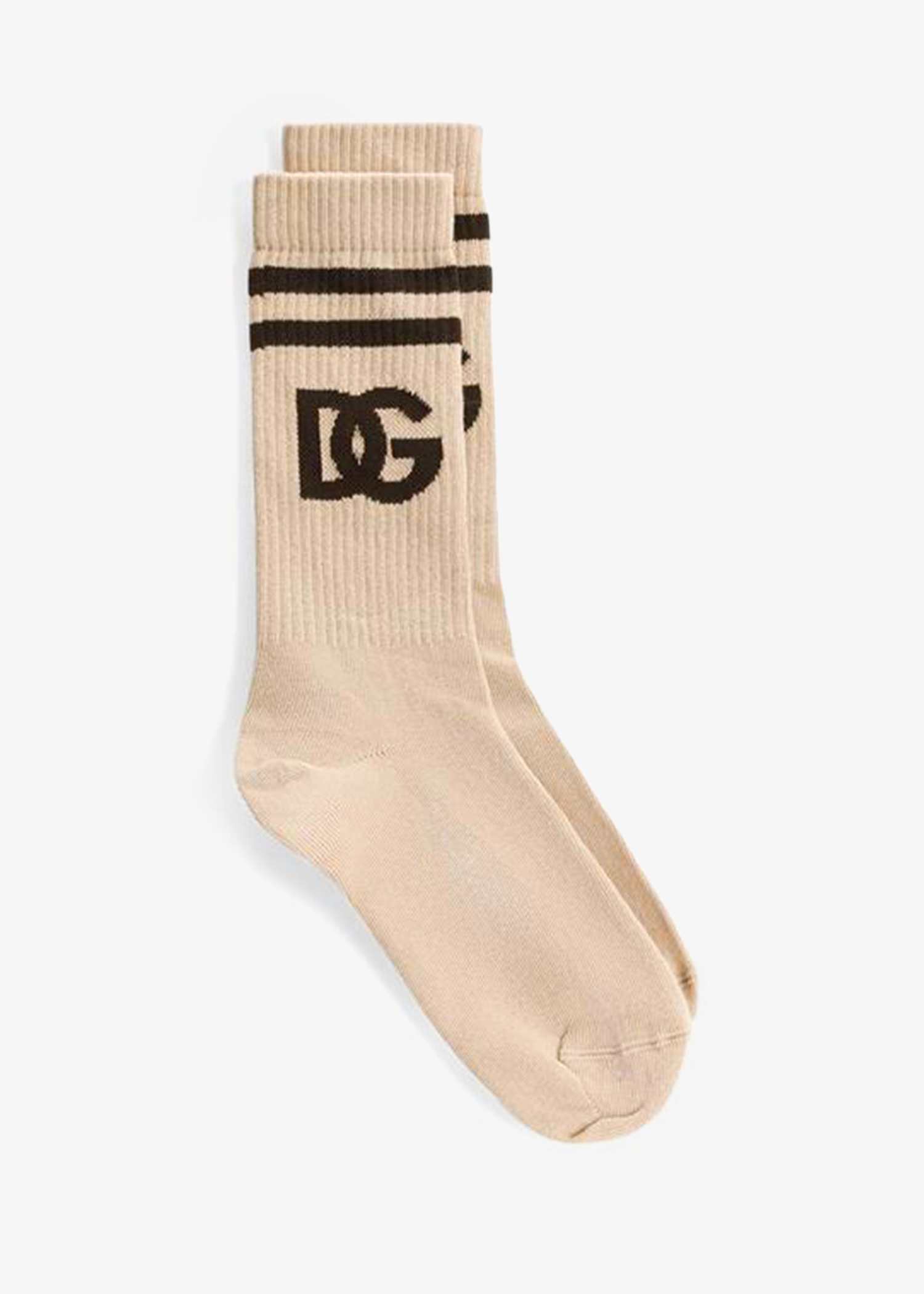 

DG logo socks, Beige
