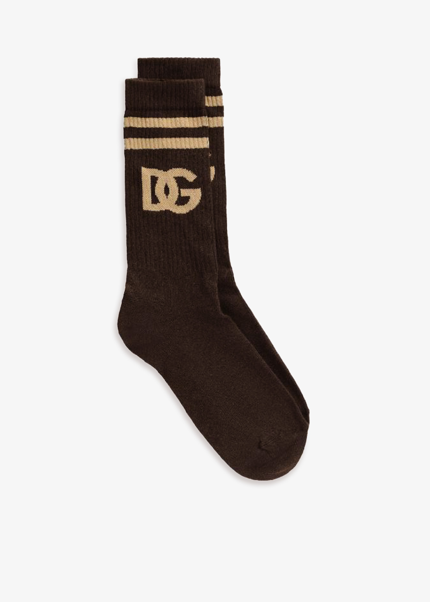 

DG Logo socks, Brown