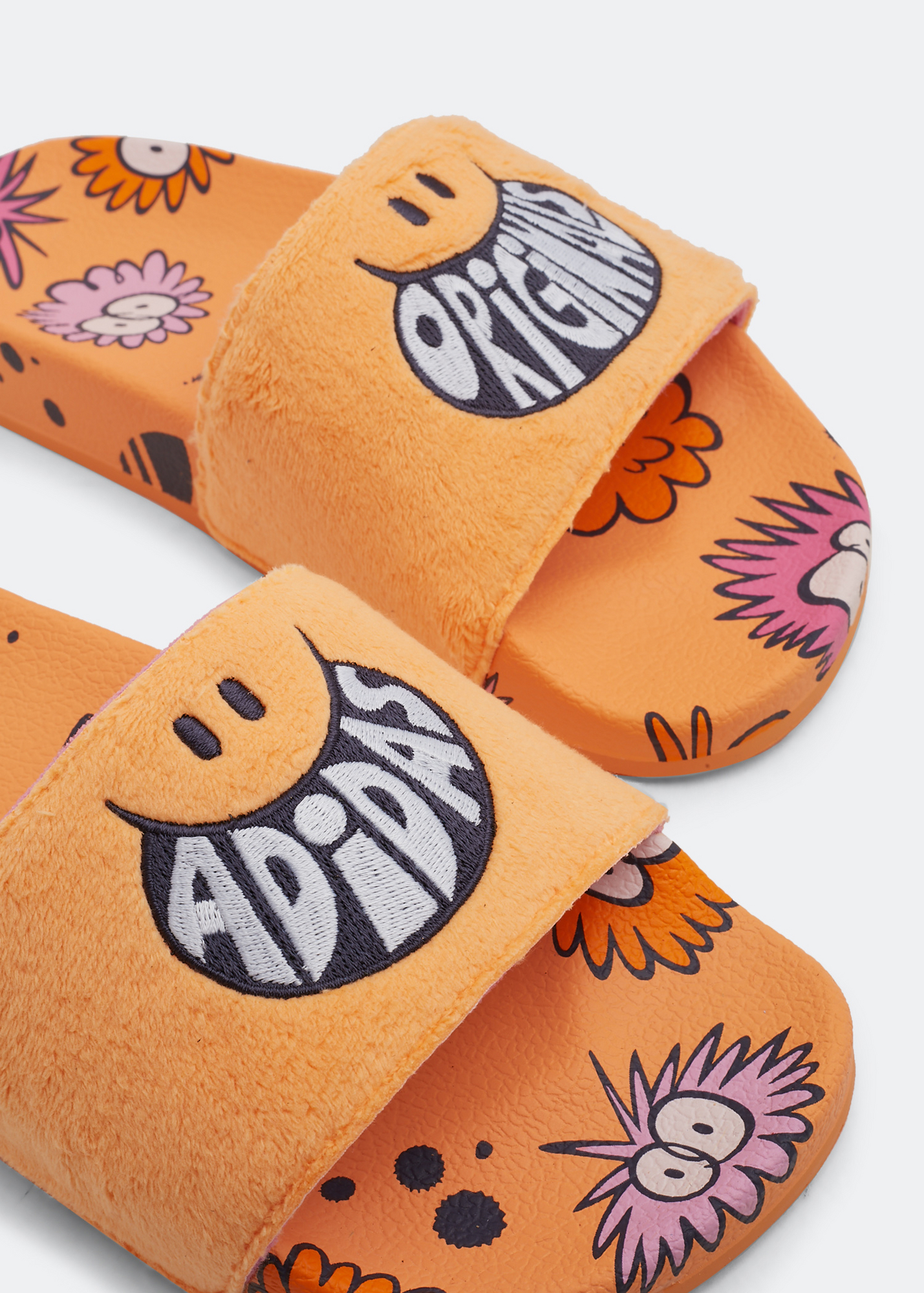 

x Kevin Lyons Adilette slides, Orange