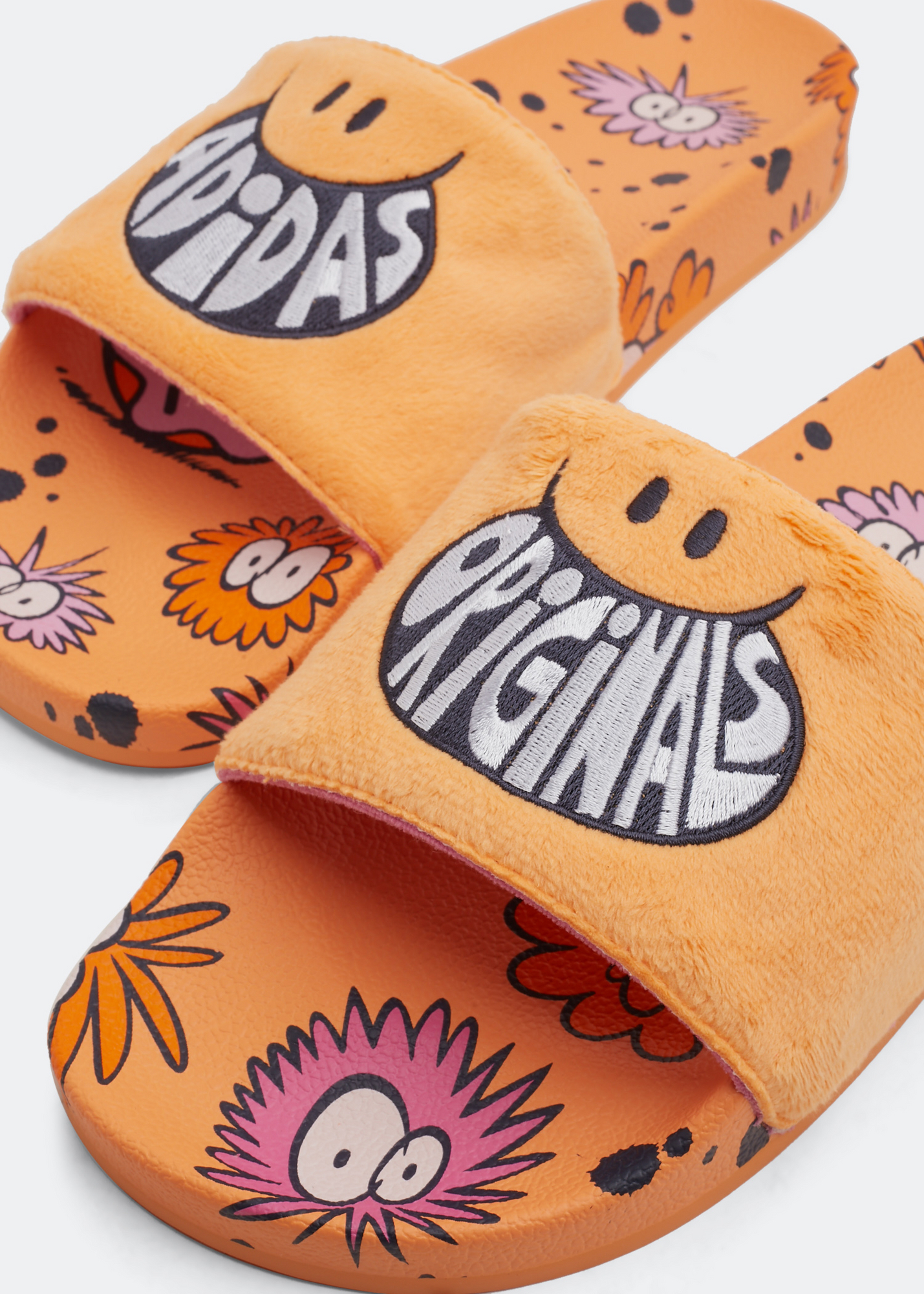

x Kevin Lyons Adilette slides, Orange