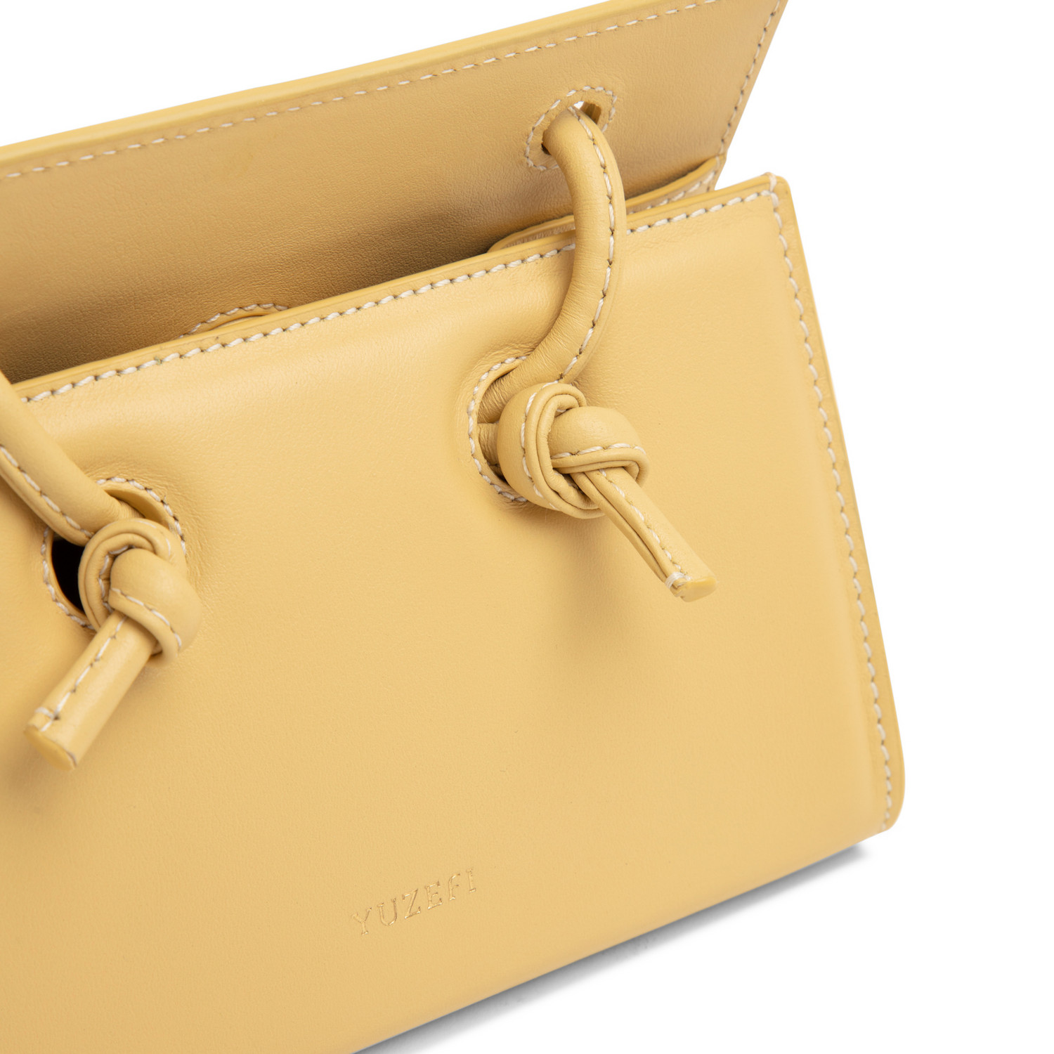Yuzefi Mini Taco bag for Women - Beige in UAE | Level Shoes Yuzefi Mini Taco bag for Women - Beige in UAE | Level Shoes