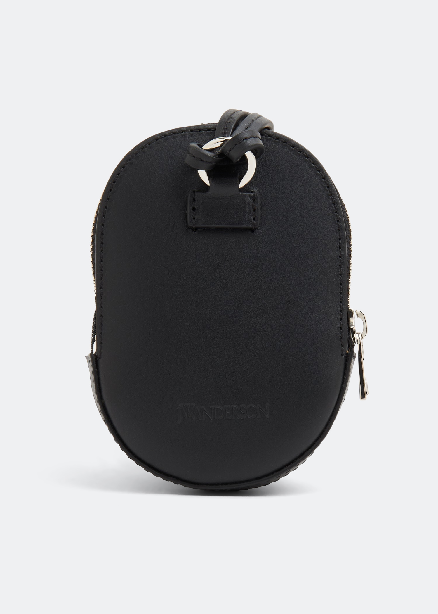 MEDIUM CAP BAG - LEATHER CROSSBODY BAG in black | JW Anderson US