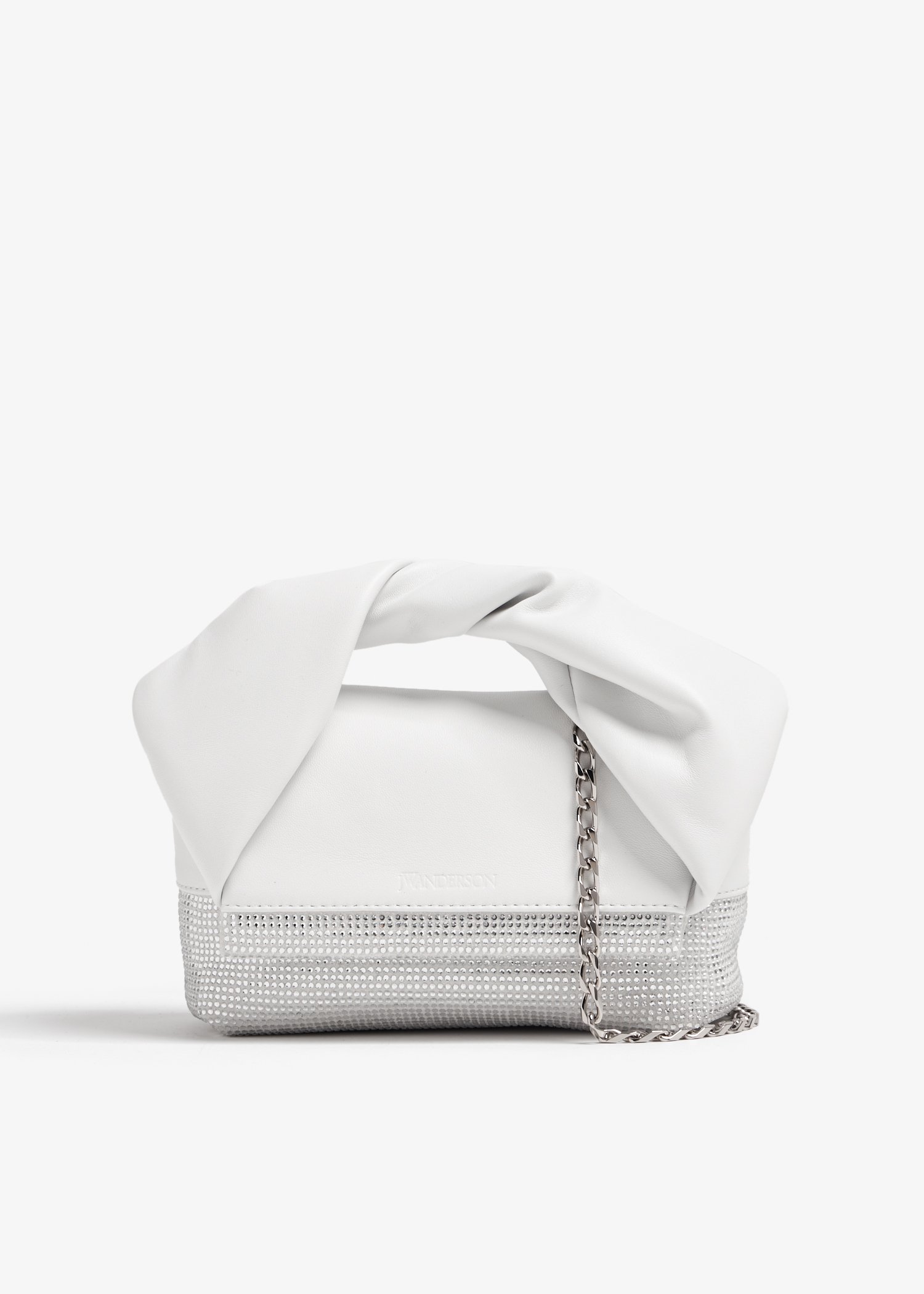 

Crystal Small Twister bag, White