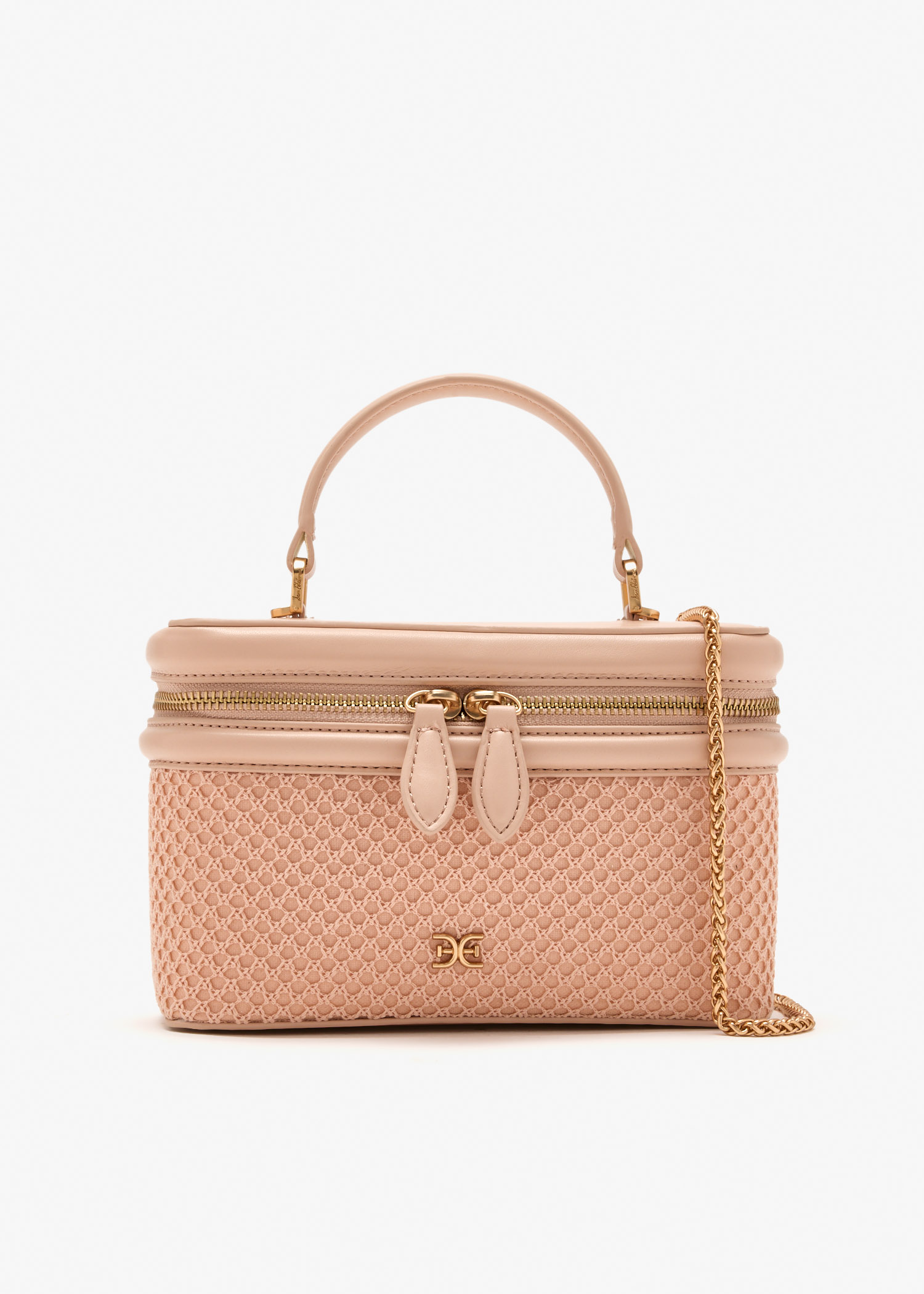 

Paige Train Case crossbody bag, Pink