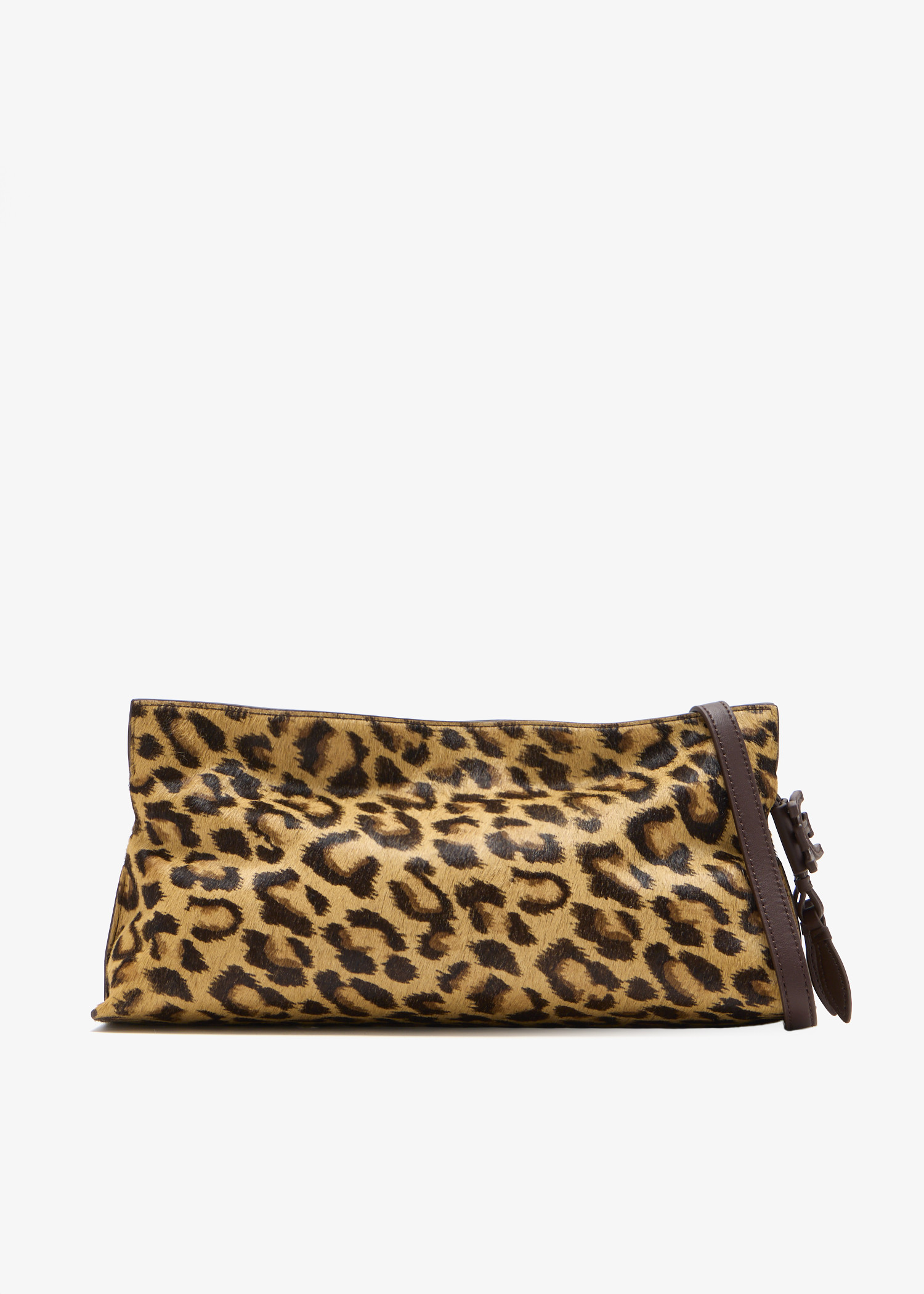 

Poppy oversized clutch, Animal printed