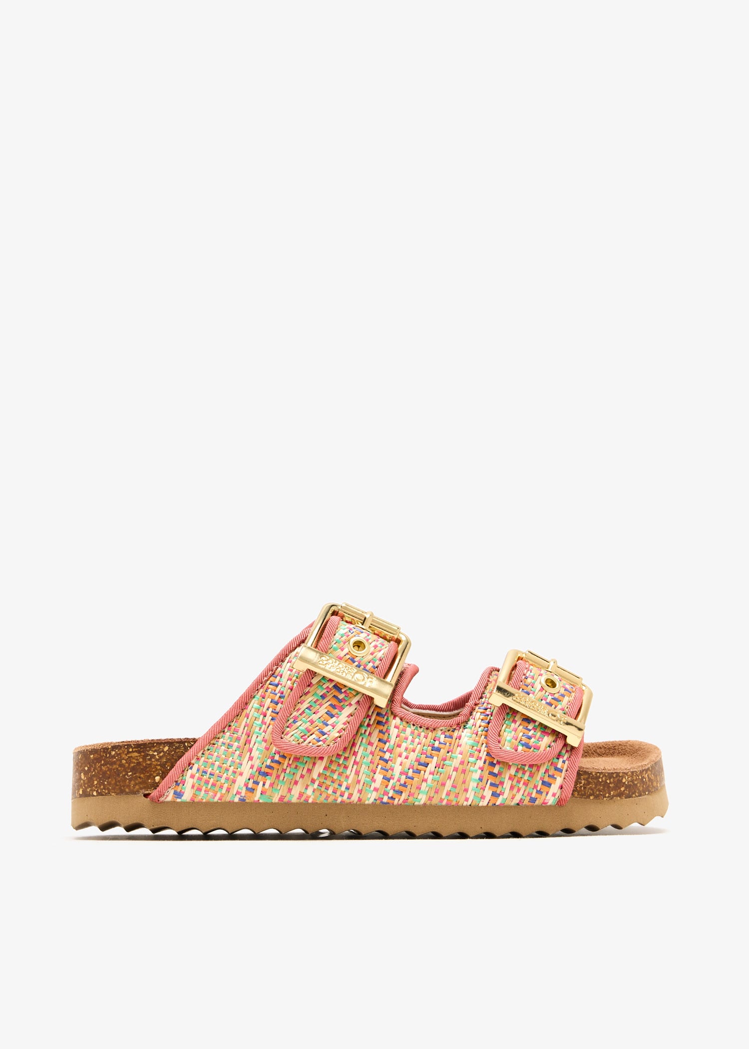 

Raffia sandals, Pink