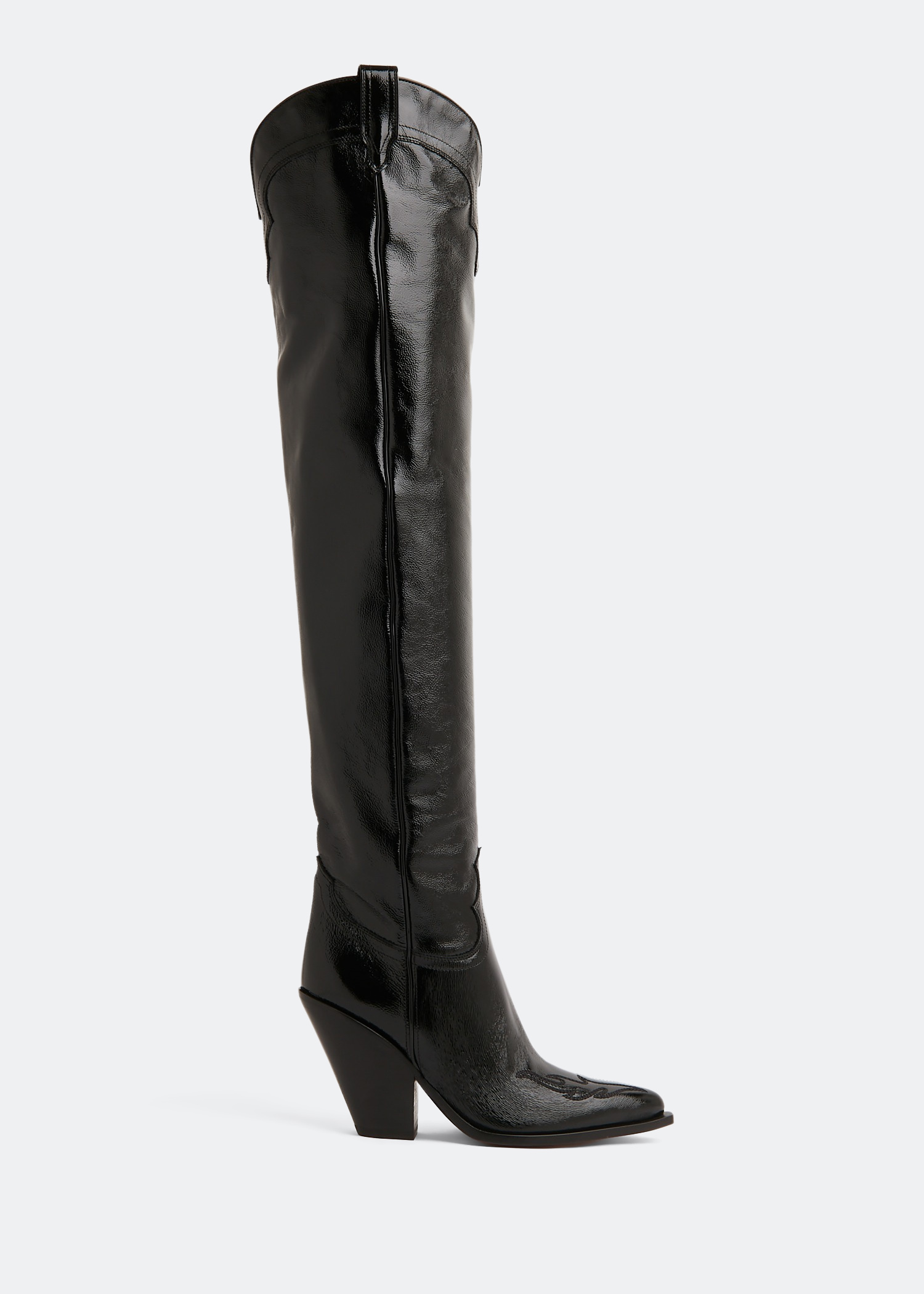 Sonora Melrose 90mm leather boots - Black