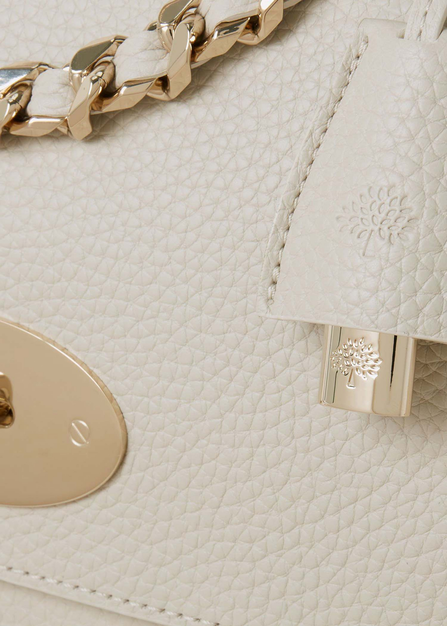 

Medium Top Handle Lily bag, White