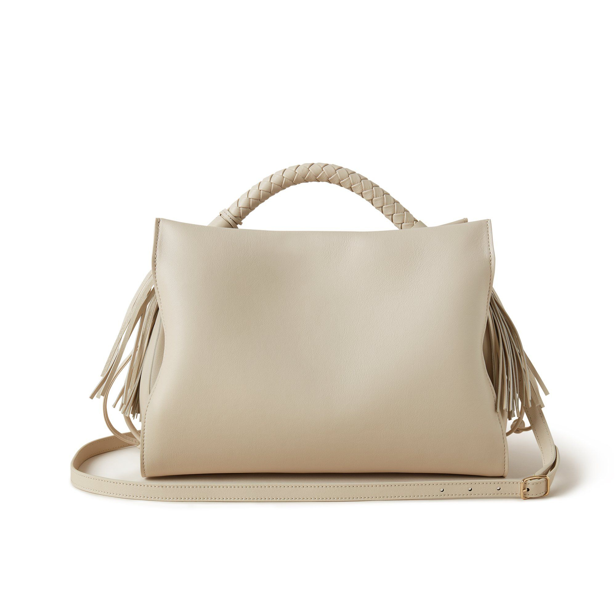 

Iris top-handle bag, White