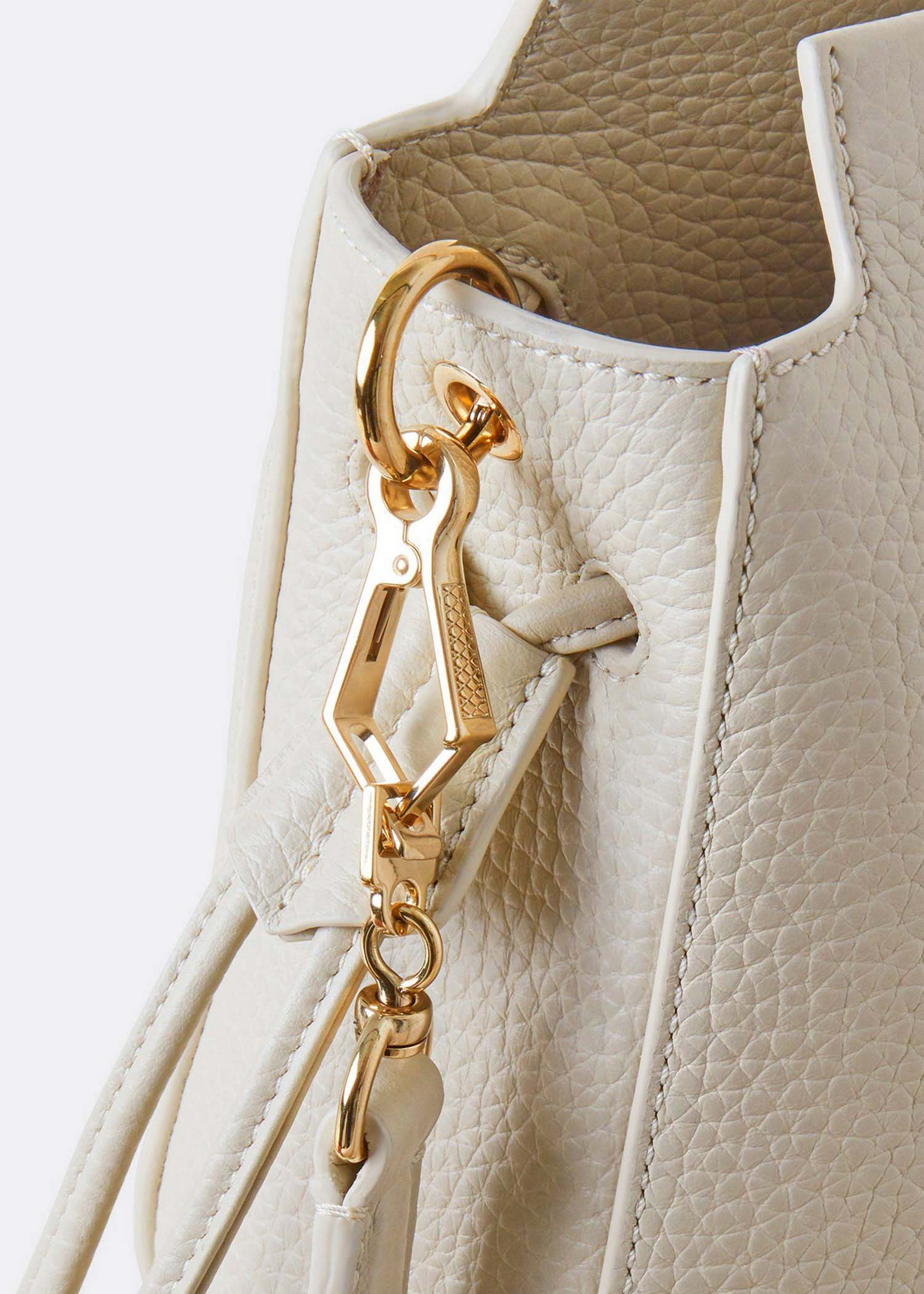 

Iris Hobo bag, White