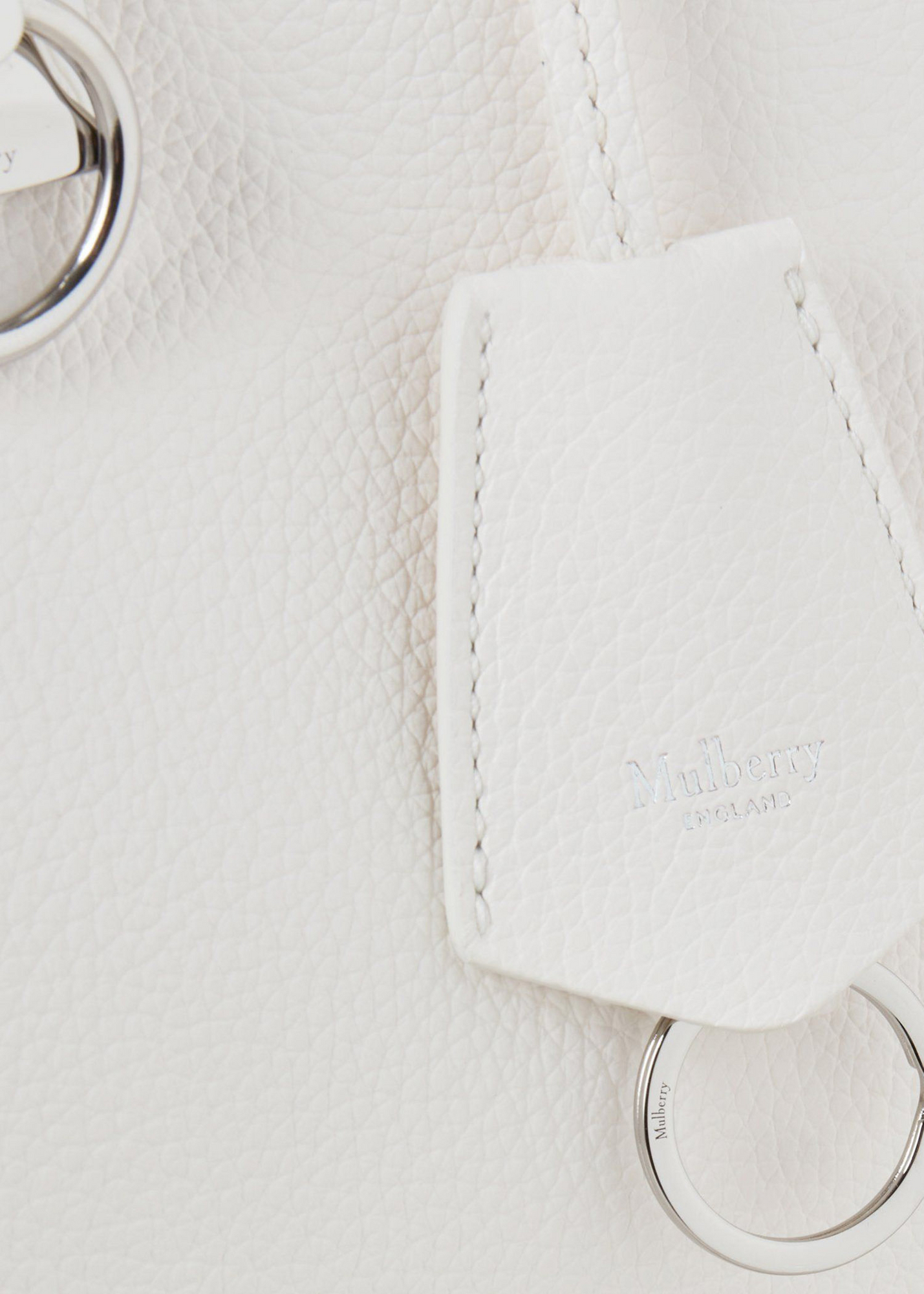 

Small Iris top-handle bag, White