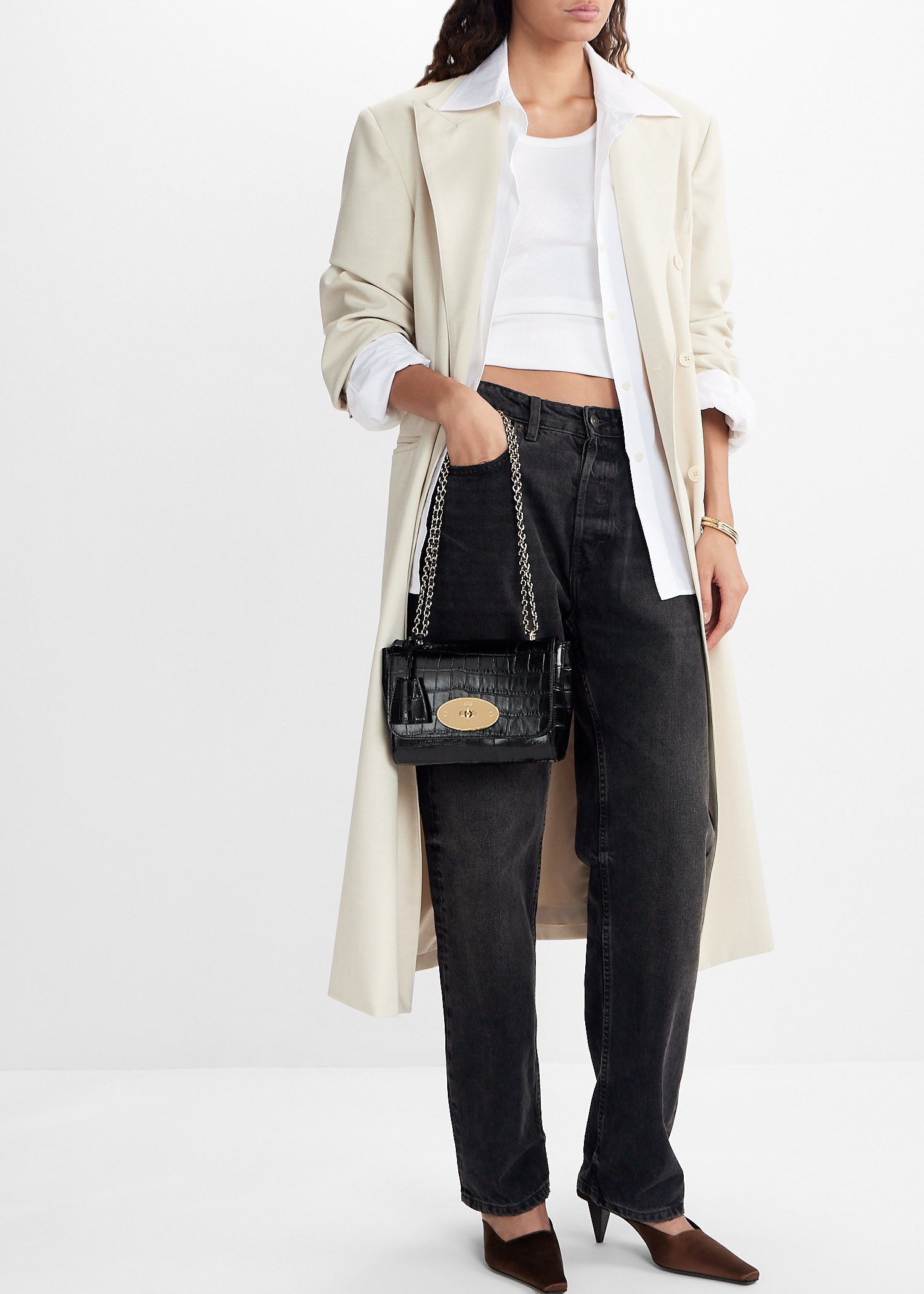 Mulberry Lily crossbody bag for Women Black in UAE Level Shoes