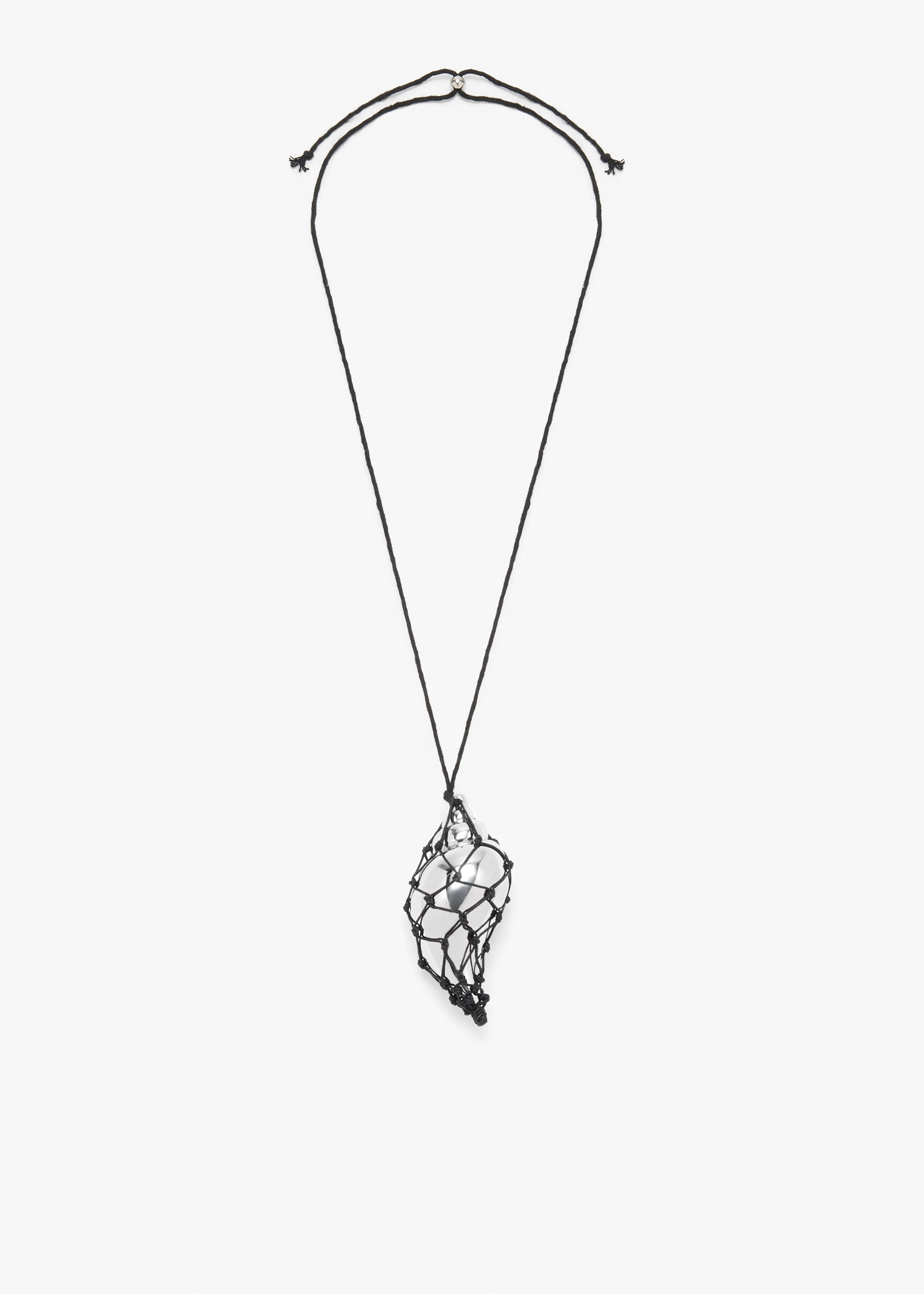 

Sterling necklace, Black