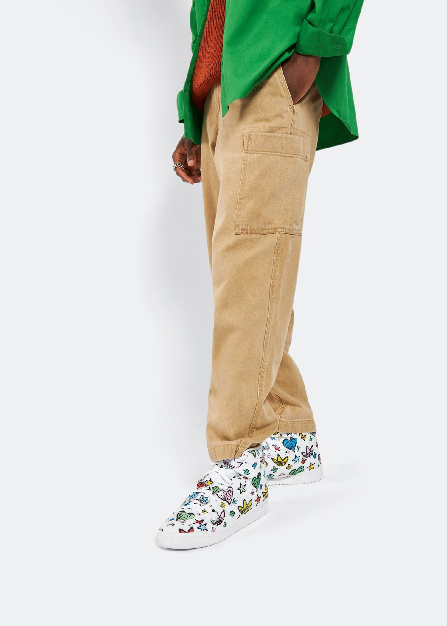 

x Jeremy Scott Forum 84 High Mono sneakers, White
