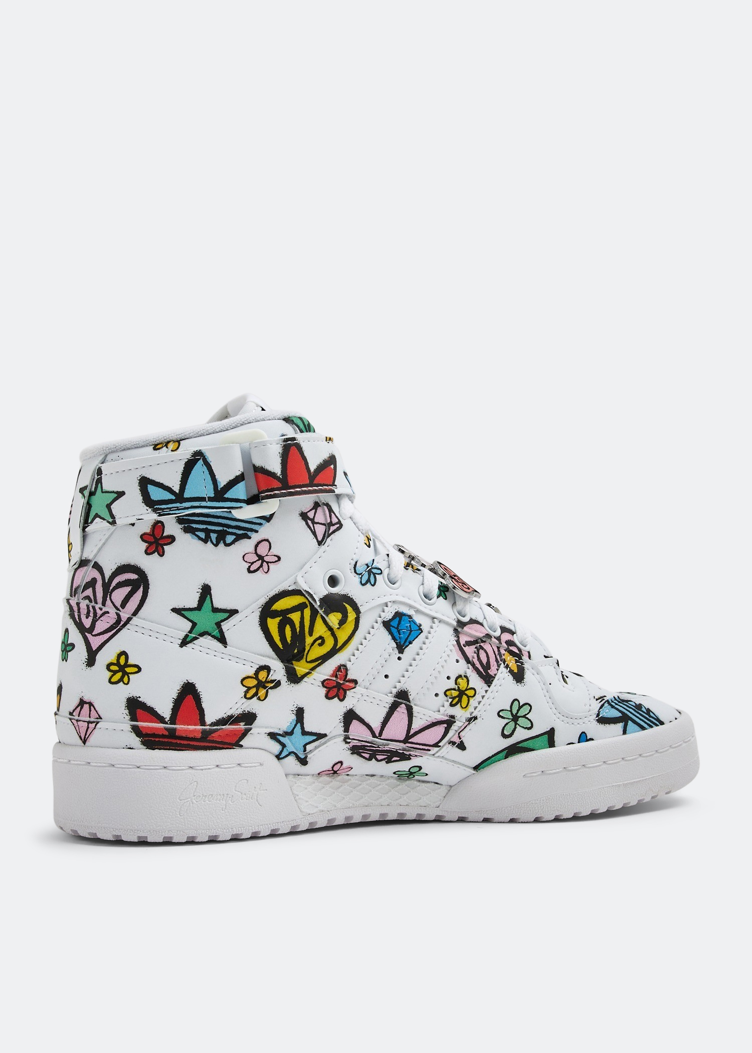 Adidas x Jeremy Scott Forum 84 High Mono sneakers for Men - White 