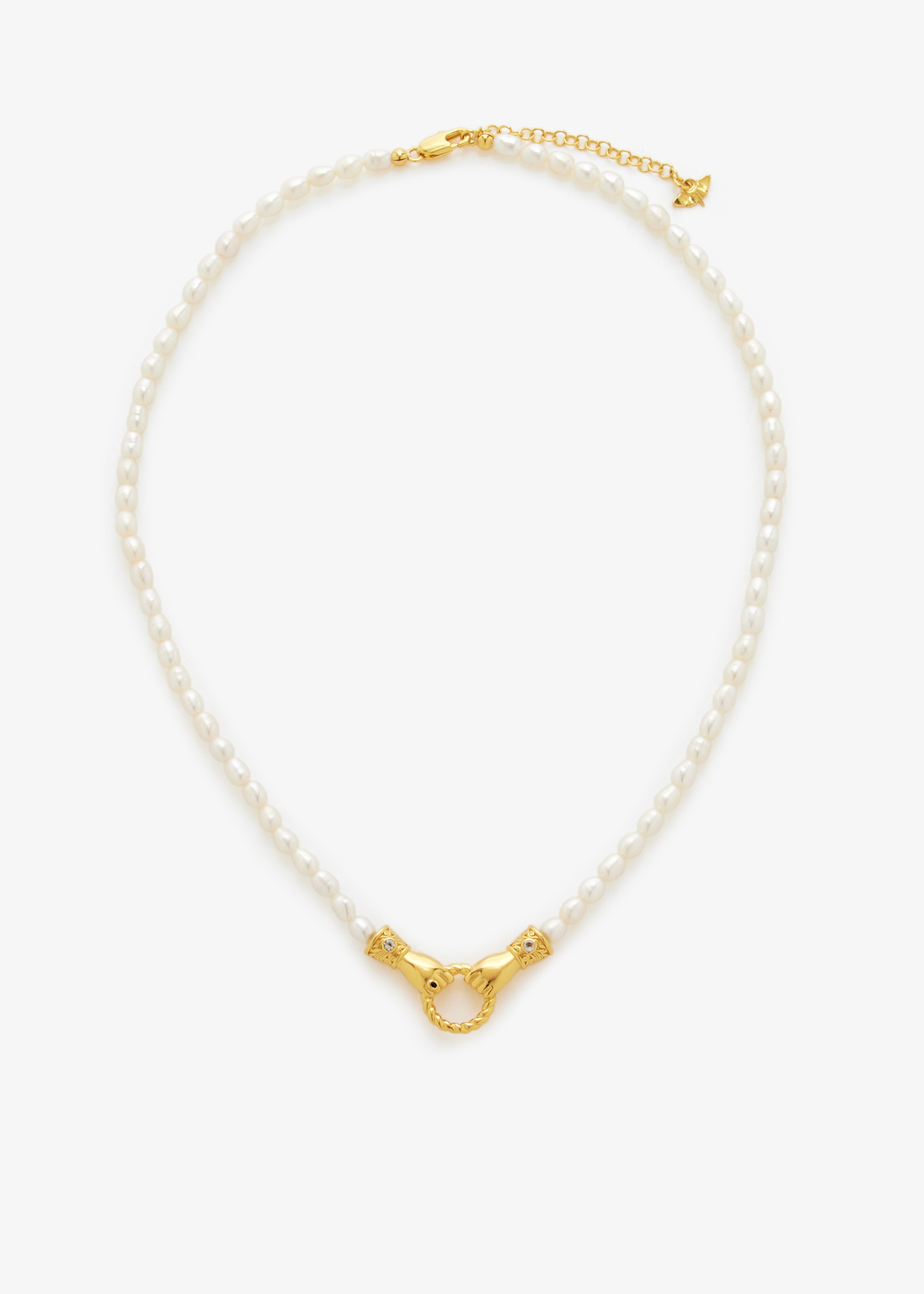 

x Harris Reed In Good Hands pearl necklace, White