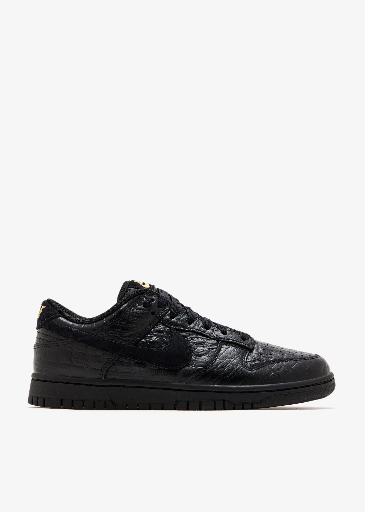 

W NIKE DUNK LOW CROC, Black