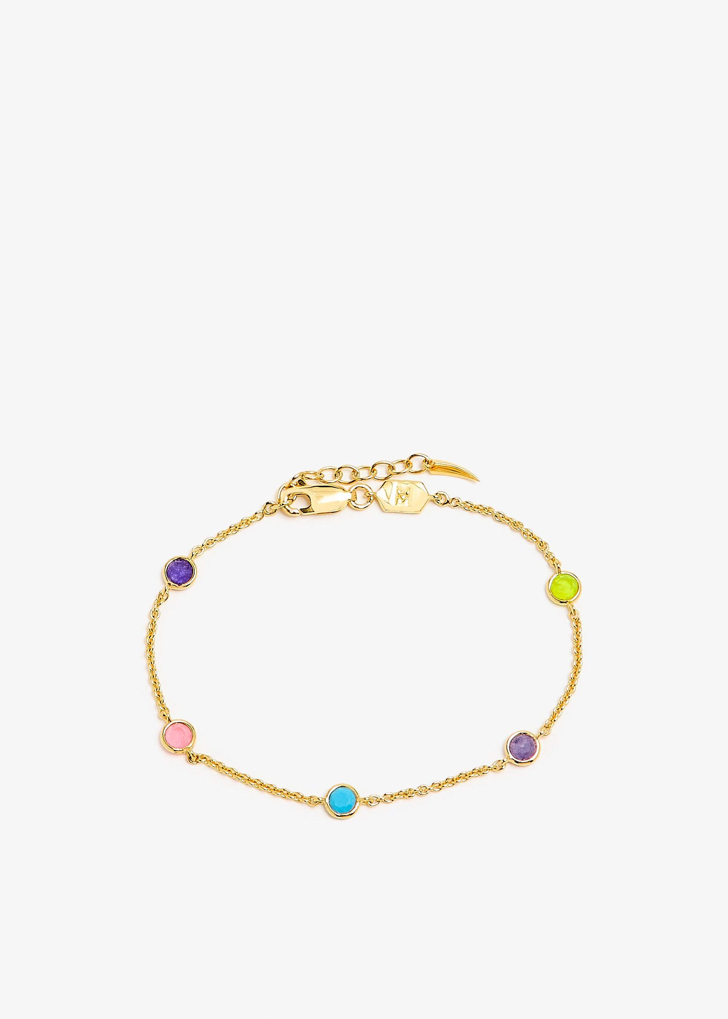 Multi gemstone bracelet discount