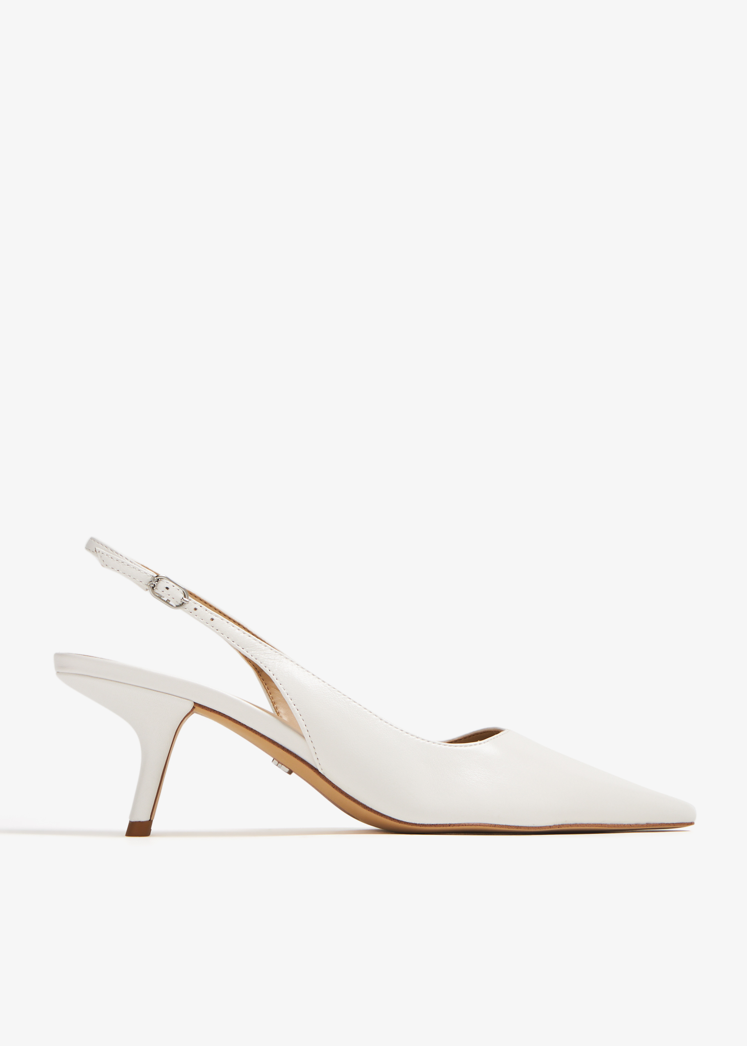 

Bianka sling pumps, White