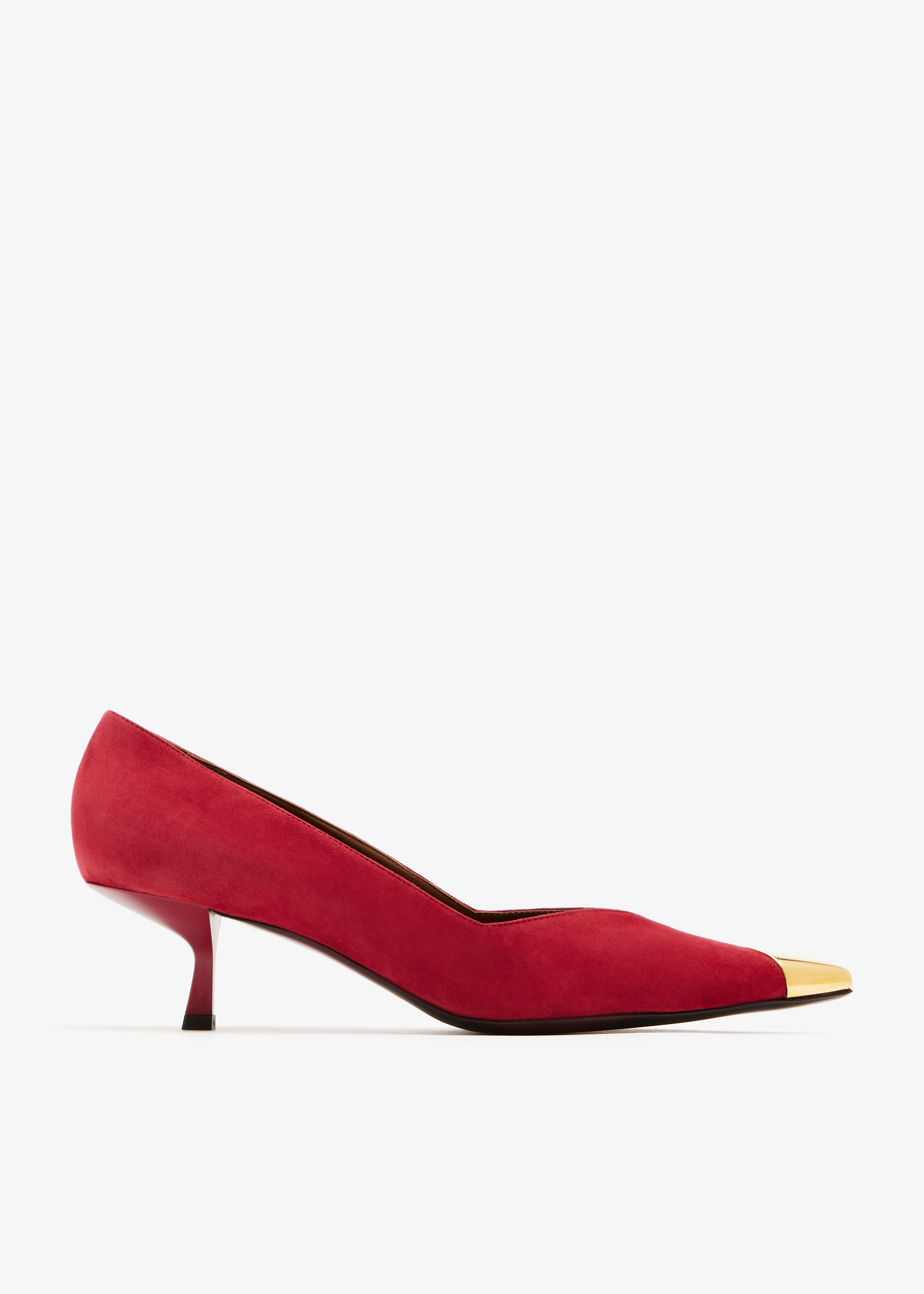 

Suede pumps, Red
