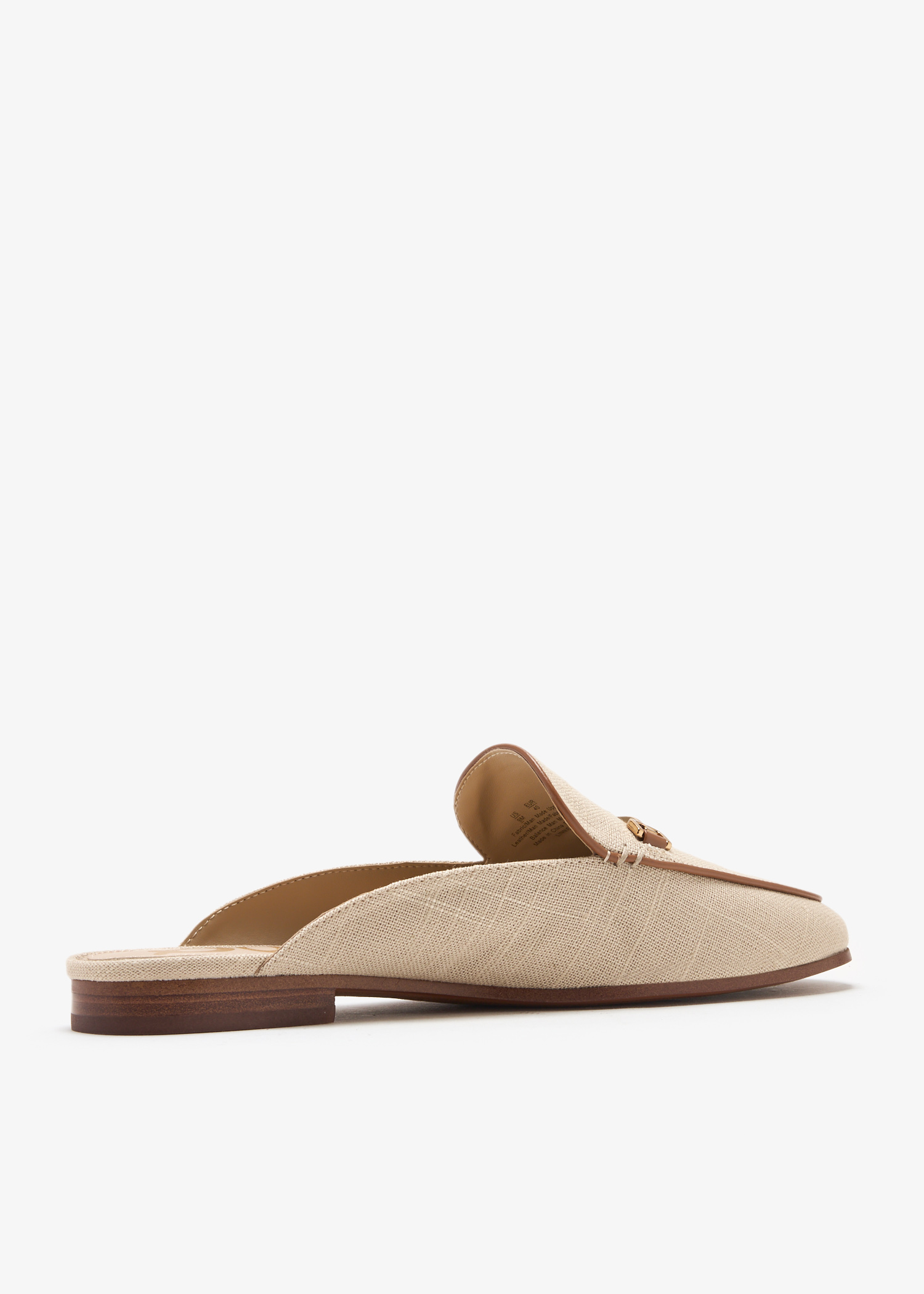 Sam Edelman Linnie Bit slippers for Women - Beige in UAE