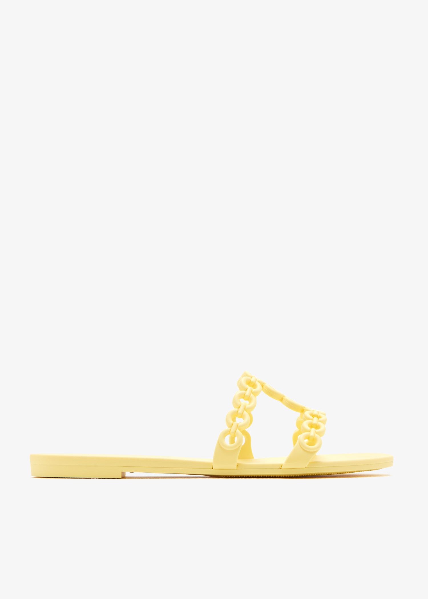 

Infinity Chain jelly sandals, Yellow