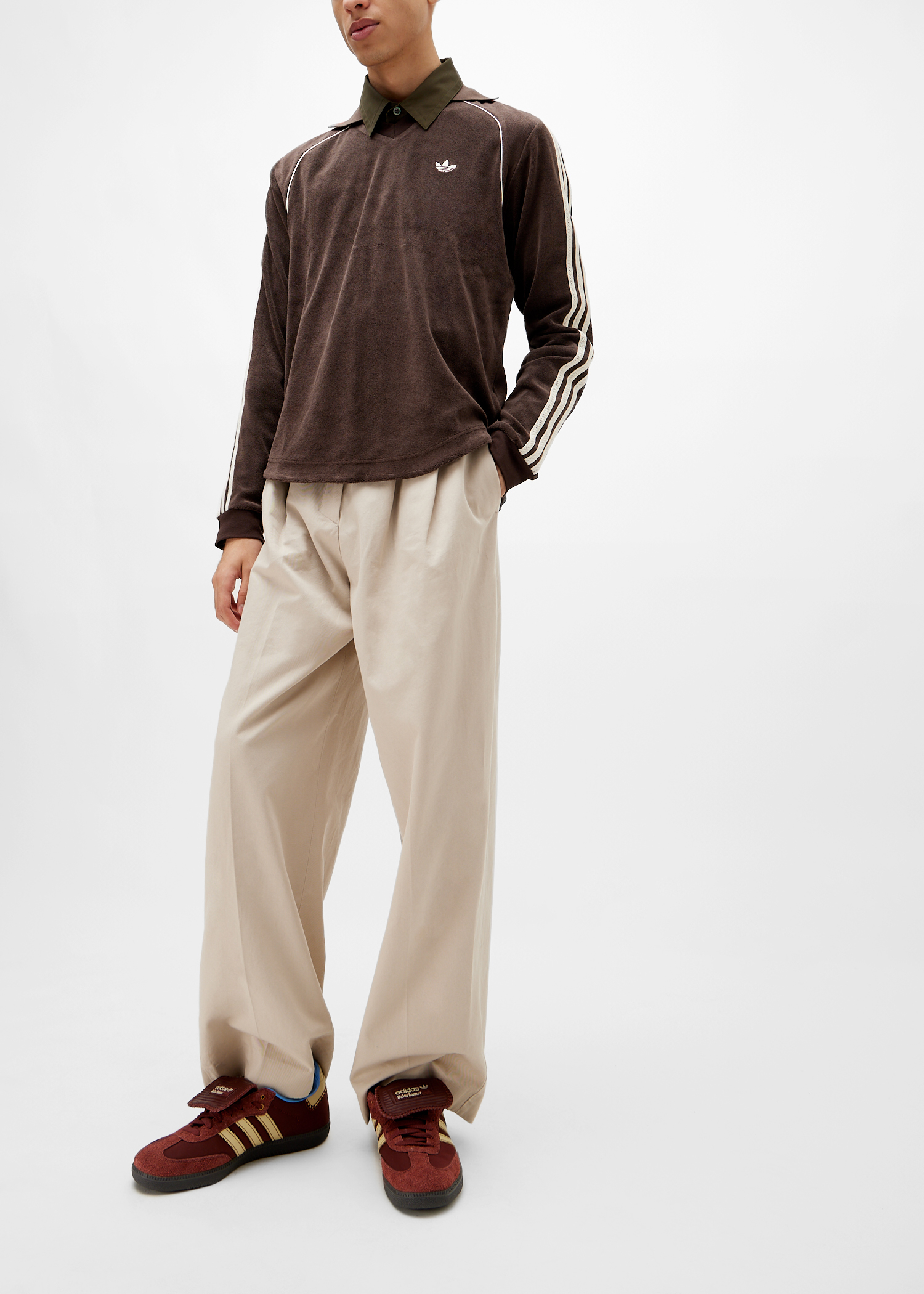 

x Wales Bonner Samba 'Fox Brown' sneakers