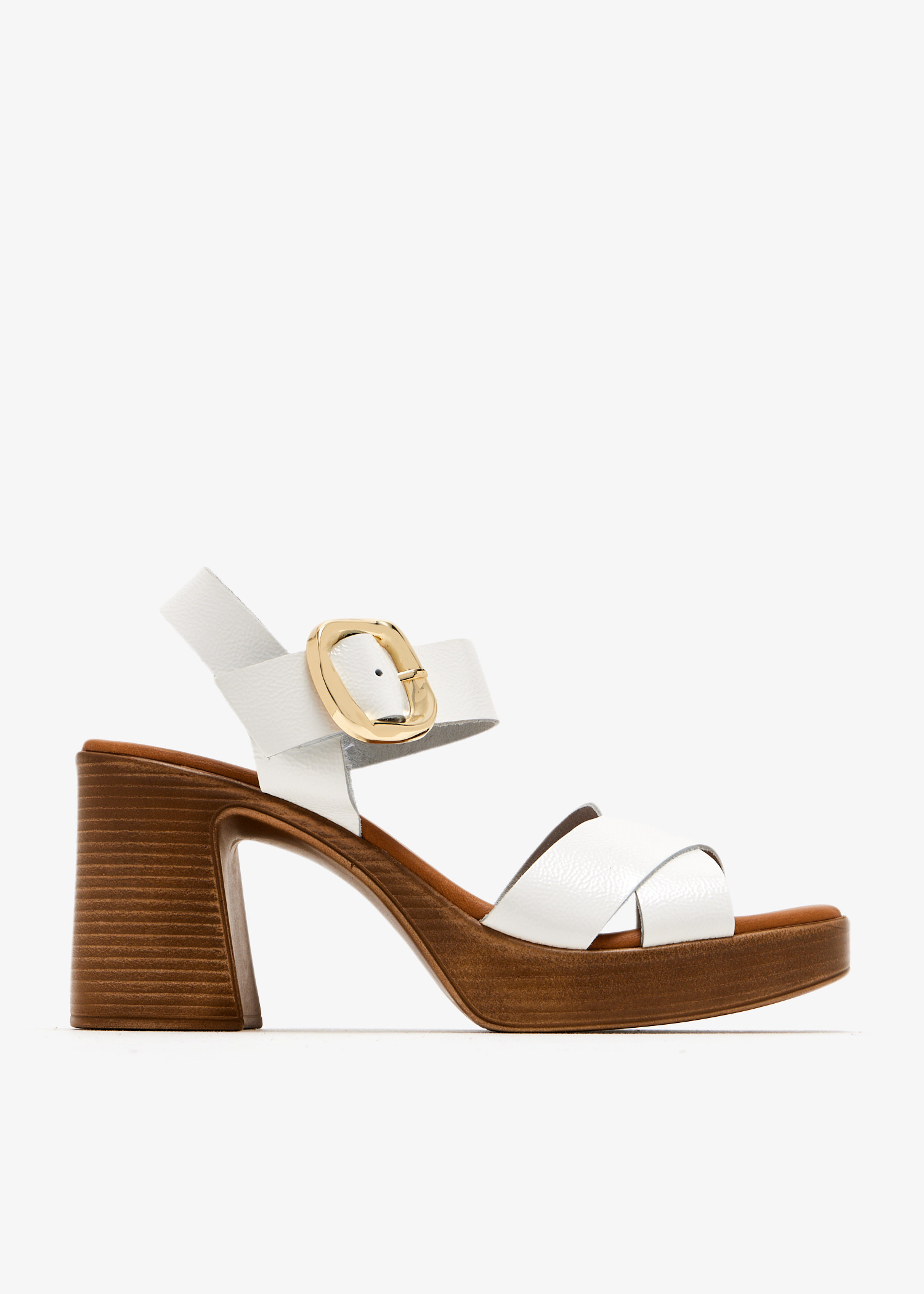 

Ines platform sandals, White