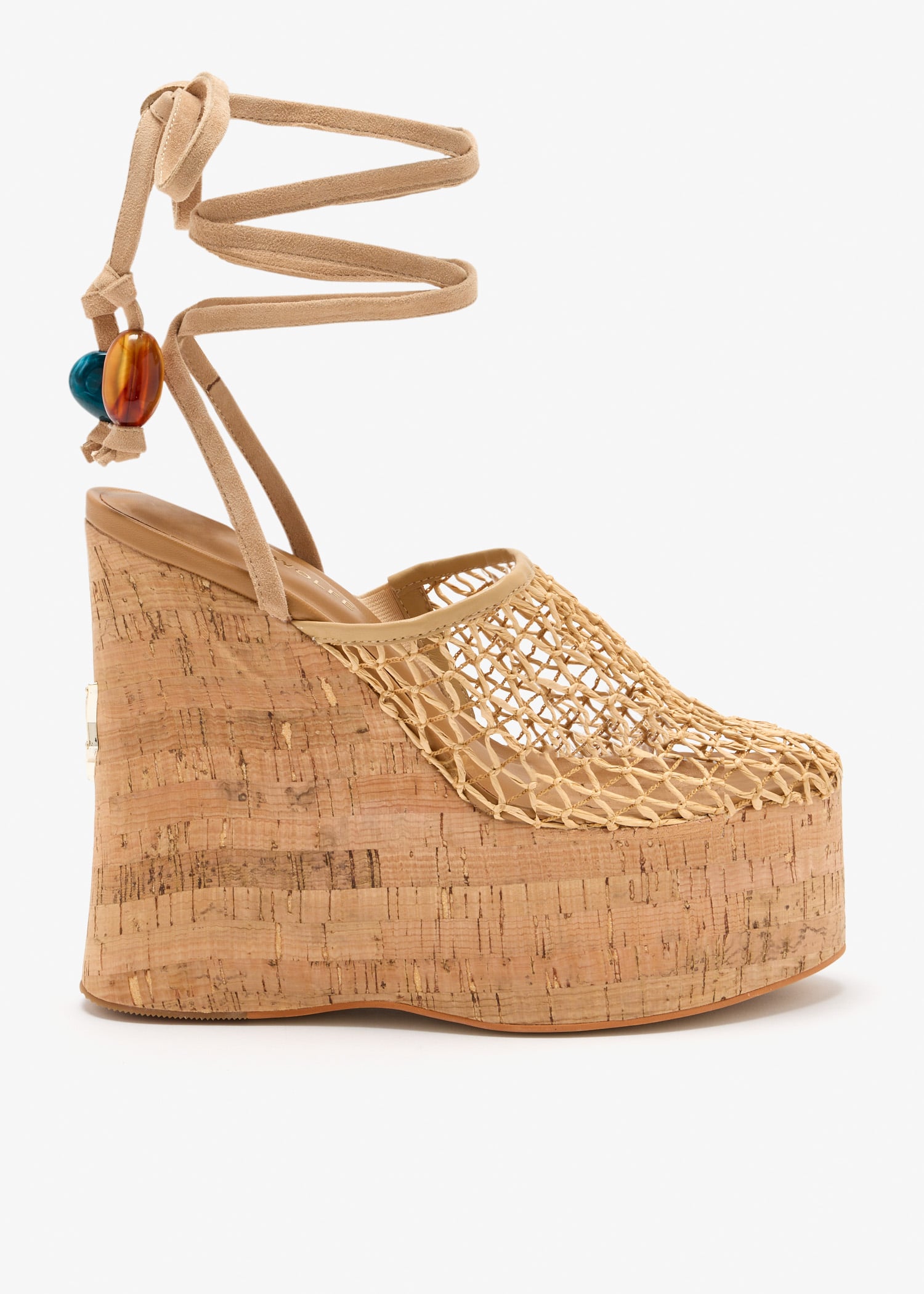

Iris platform sandals, Beige