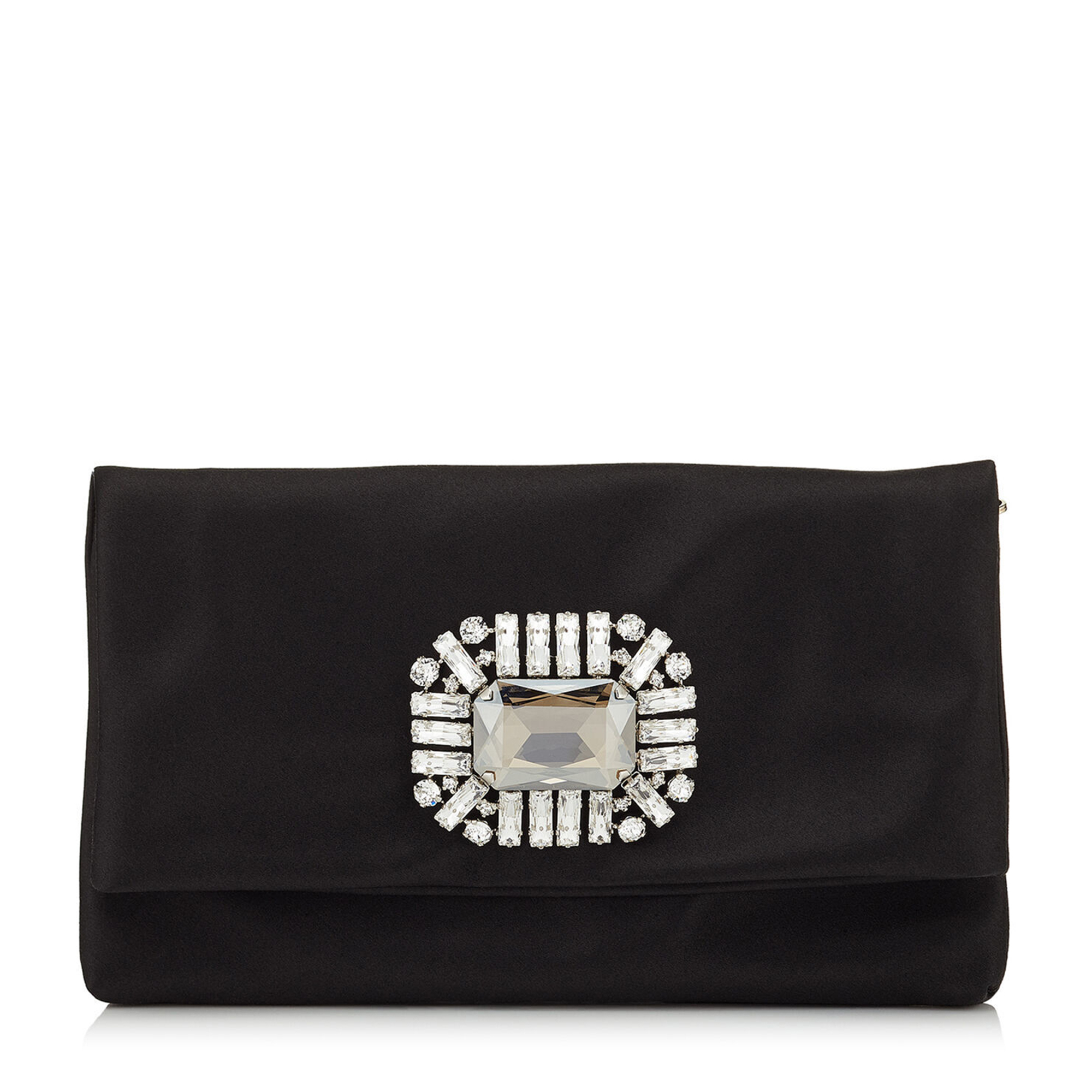 Jimmy Choo Titania clutch for Women Black in UAE Level Shoes