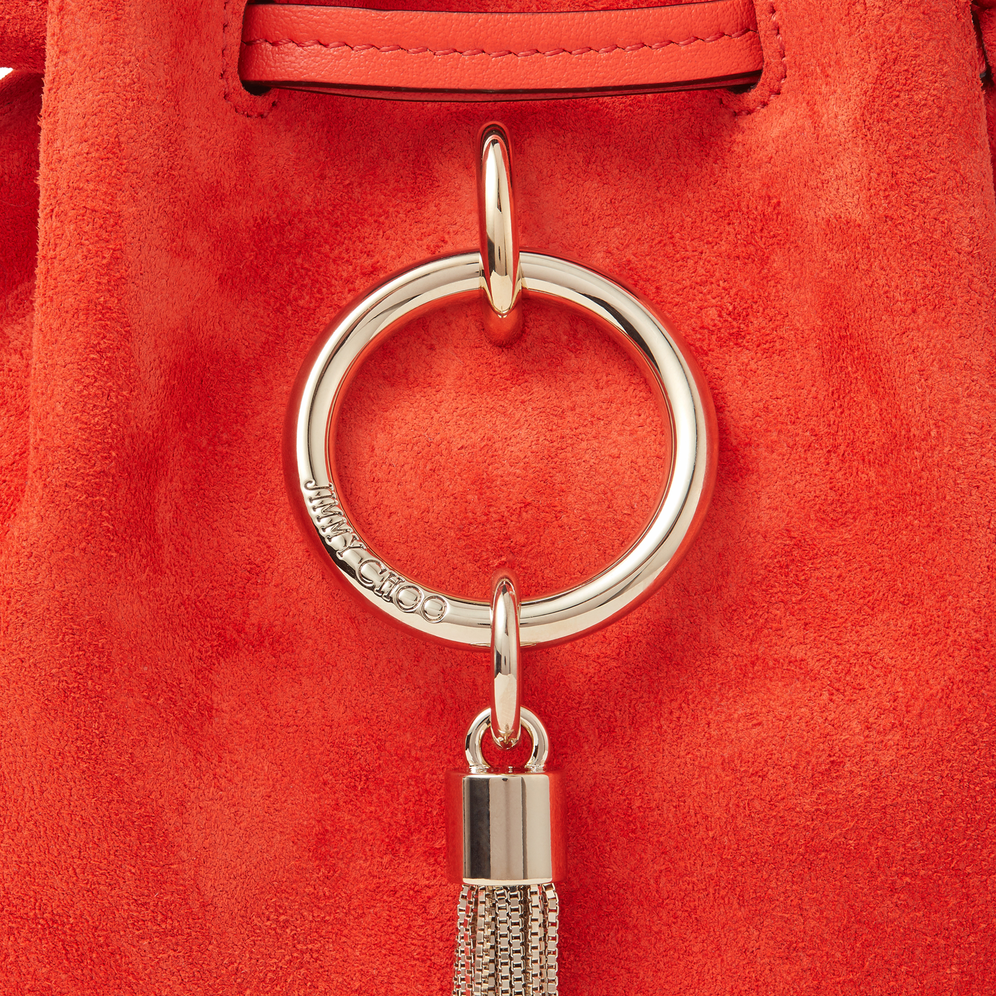 

Callie bucket bag, Red