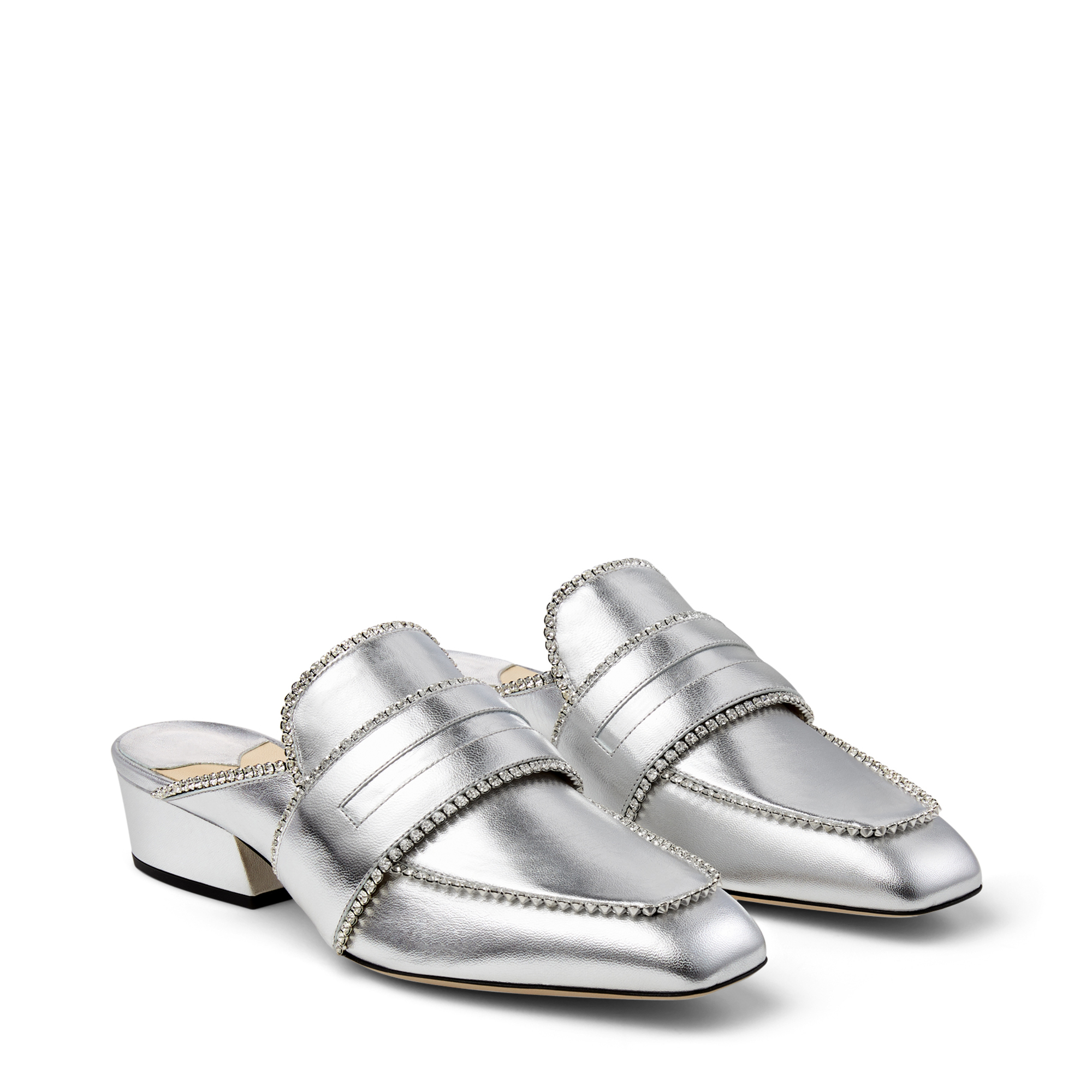 

YK-Bloafer mules, Silver