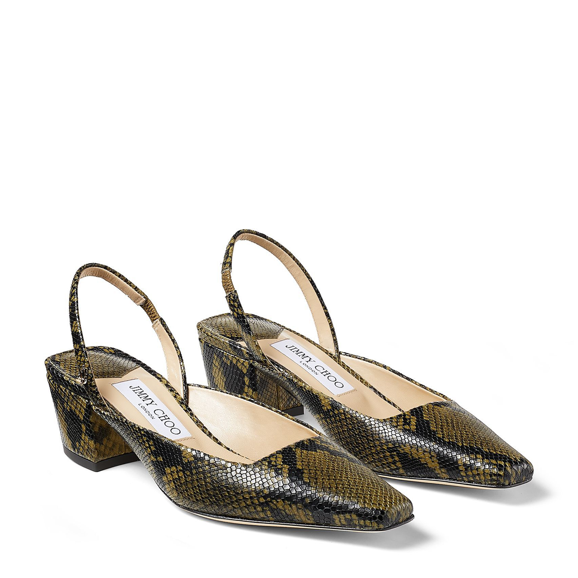 

Gini slingback pumps, Green