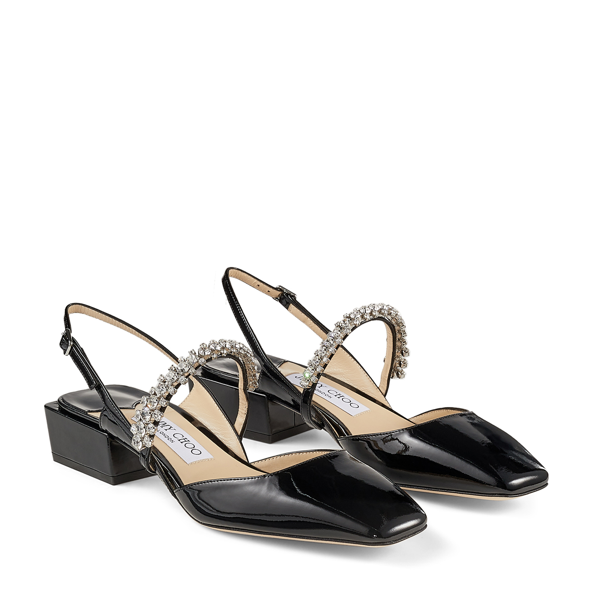 

Jill 30 slingback pumps, Black