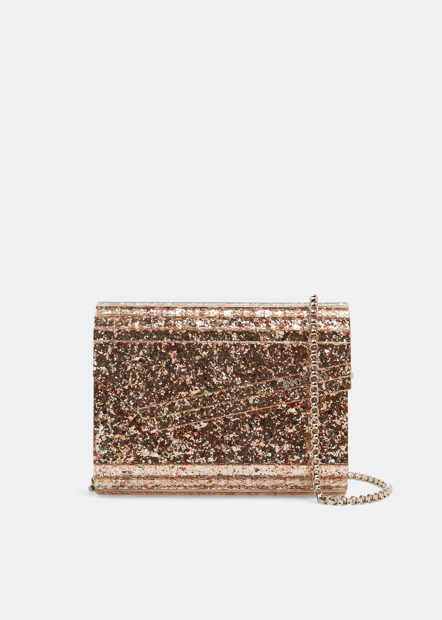 

Candy glitter clutch, Metallic