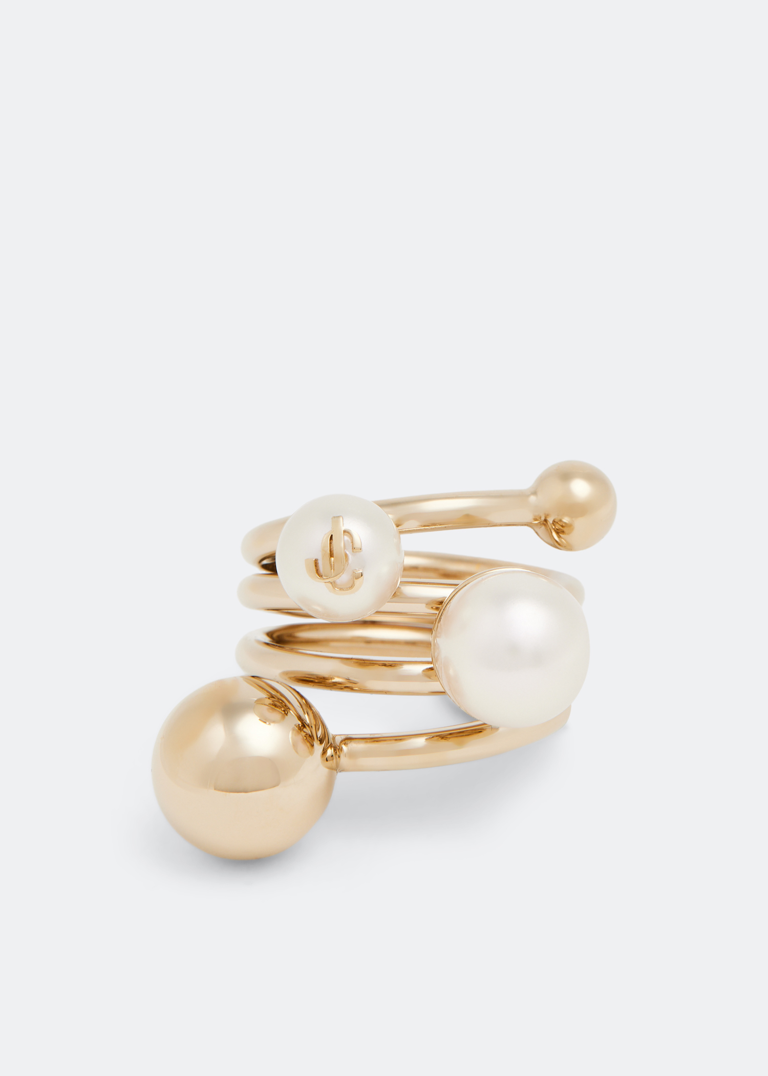 

JC Multi Pearl ring, Gold